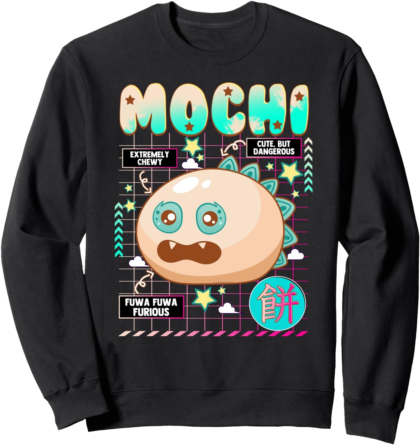 Mochi Monster Kawaii Japanese Mochi Japanese Aesthetic Sweatshirt