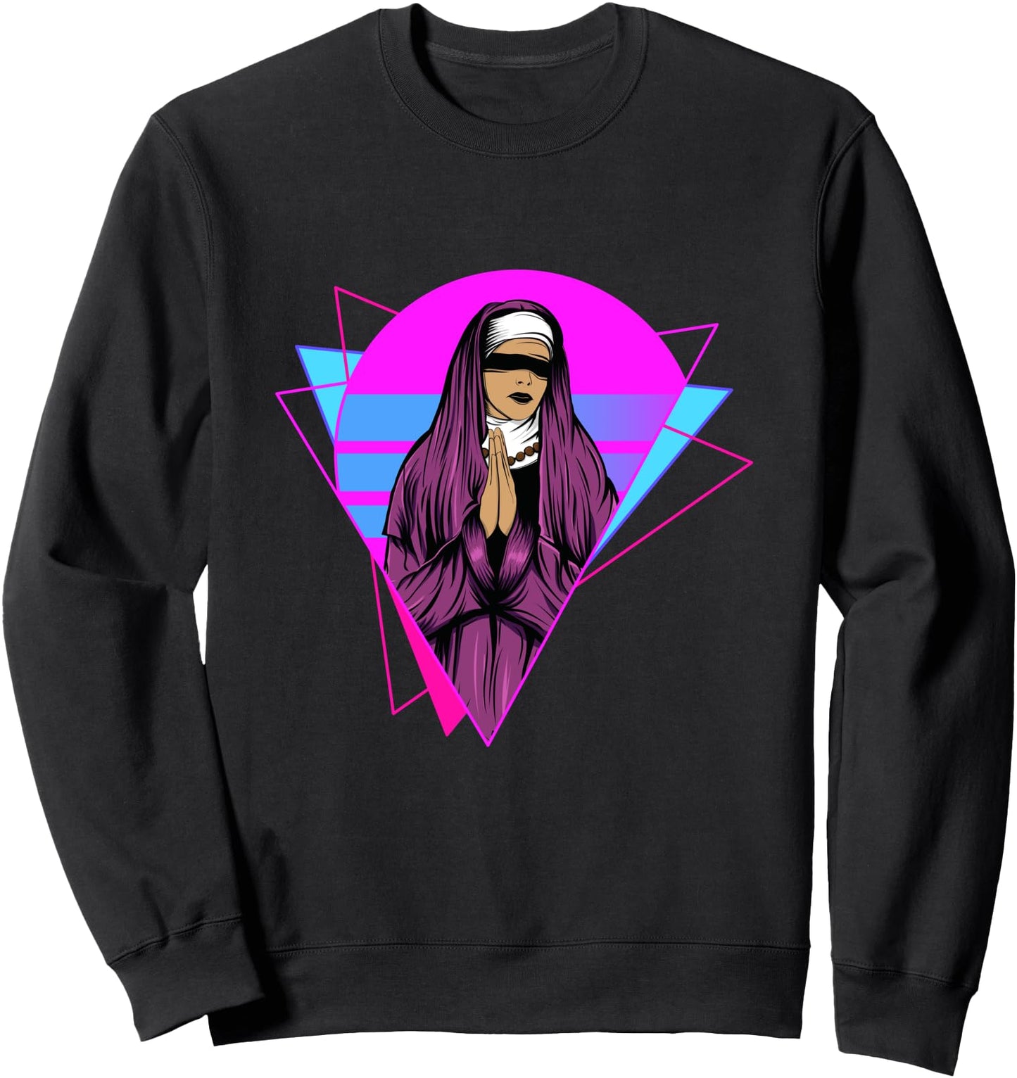 Vaporwave Nuns Weeb Japanese Soft Grunge Goth Sweatshirt