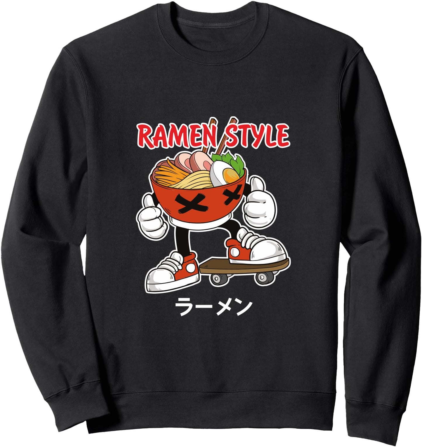 Japanese Ramen Skater Style Noodle Sweatshirt