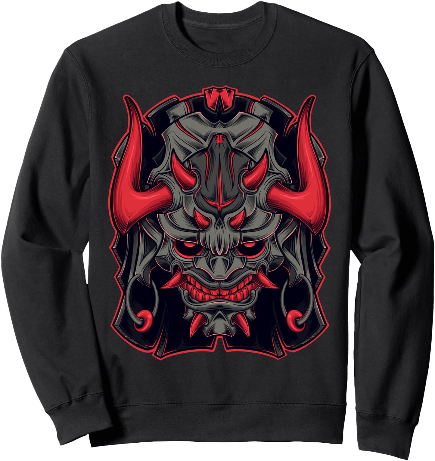 Oni Mask Hannya Demon Evil Japanese Gift Sweatshirt