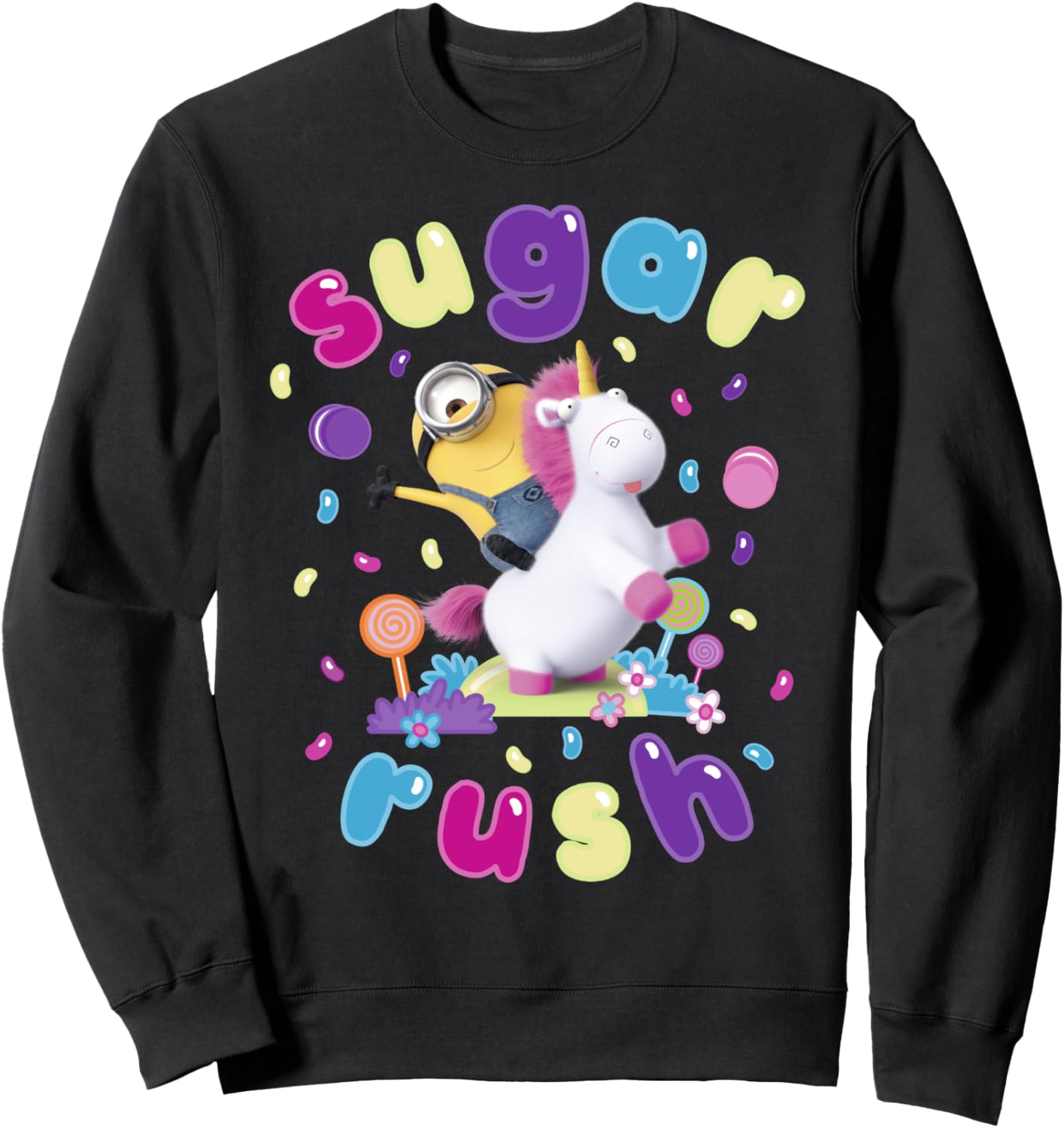 Despicable Me Minions Sugar Rush Candy Sweatshirt Sweatshirt