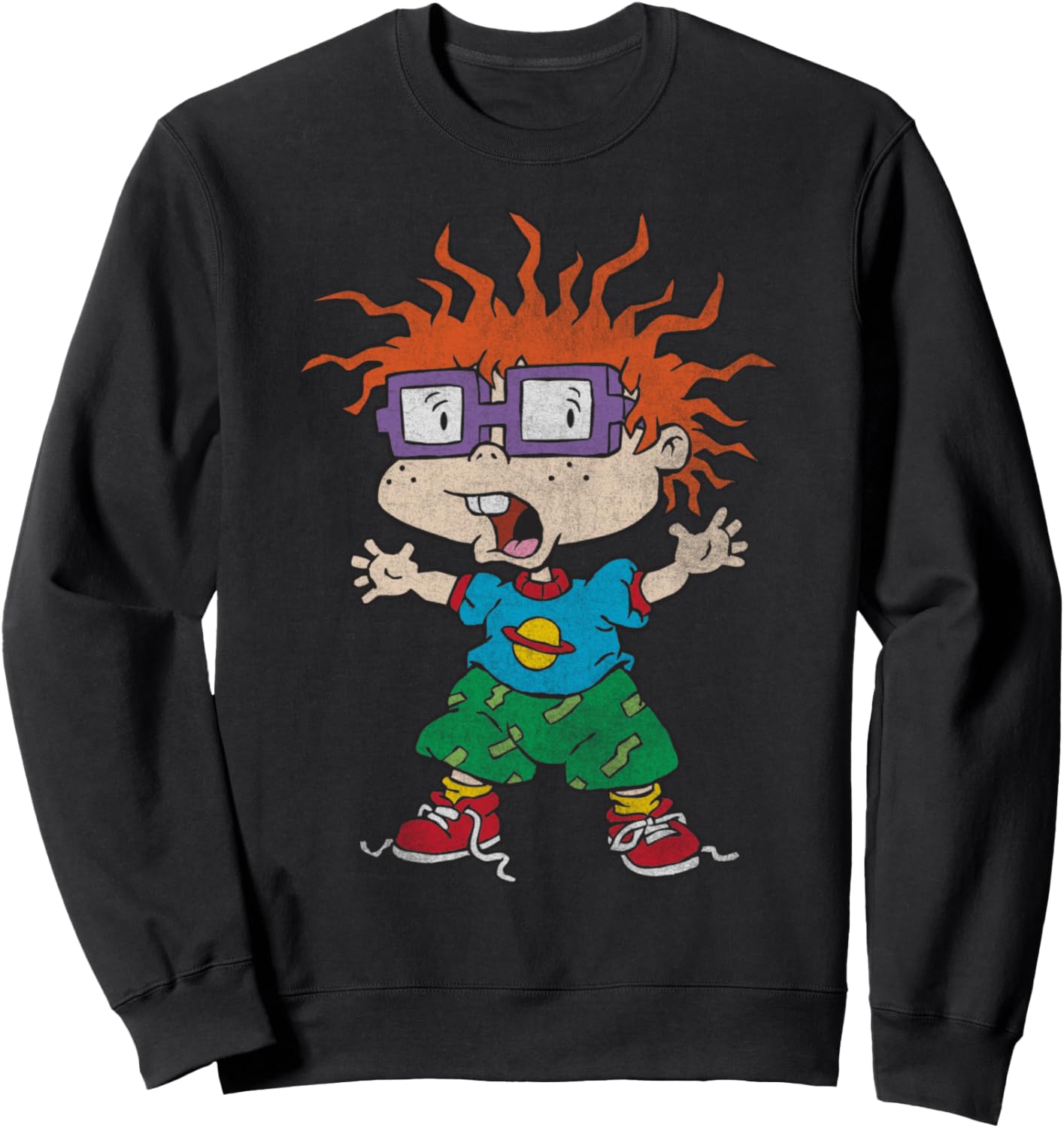 Rugrats Surprised Chuckie Sweatshirt Sweatshirt