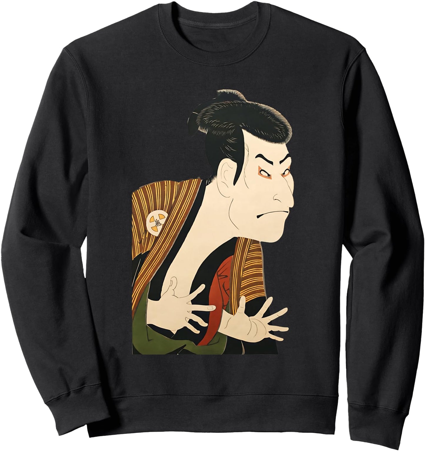 Kabuki Actor Otani Oniji III Sharaku Japanese art Ukiyo-e Sweatshirt