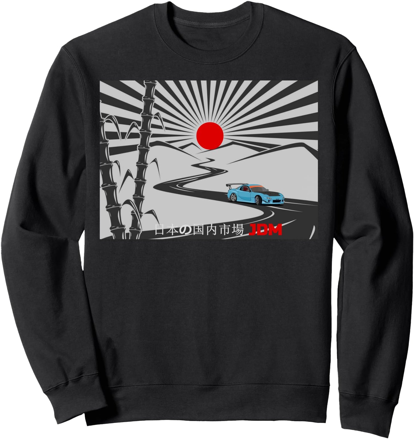 JDM Drifting Car Drift Extreme Japanese Racing Sport Design Sweatshirt