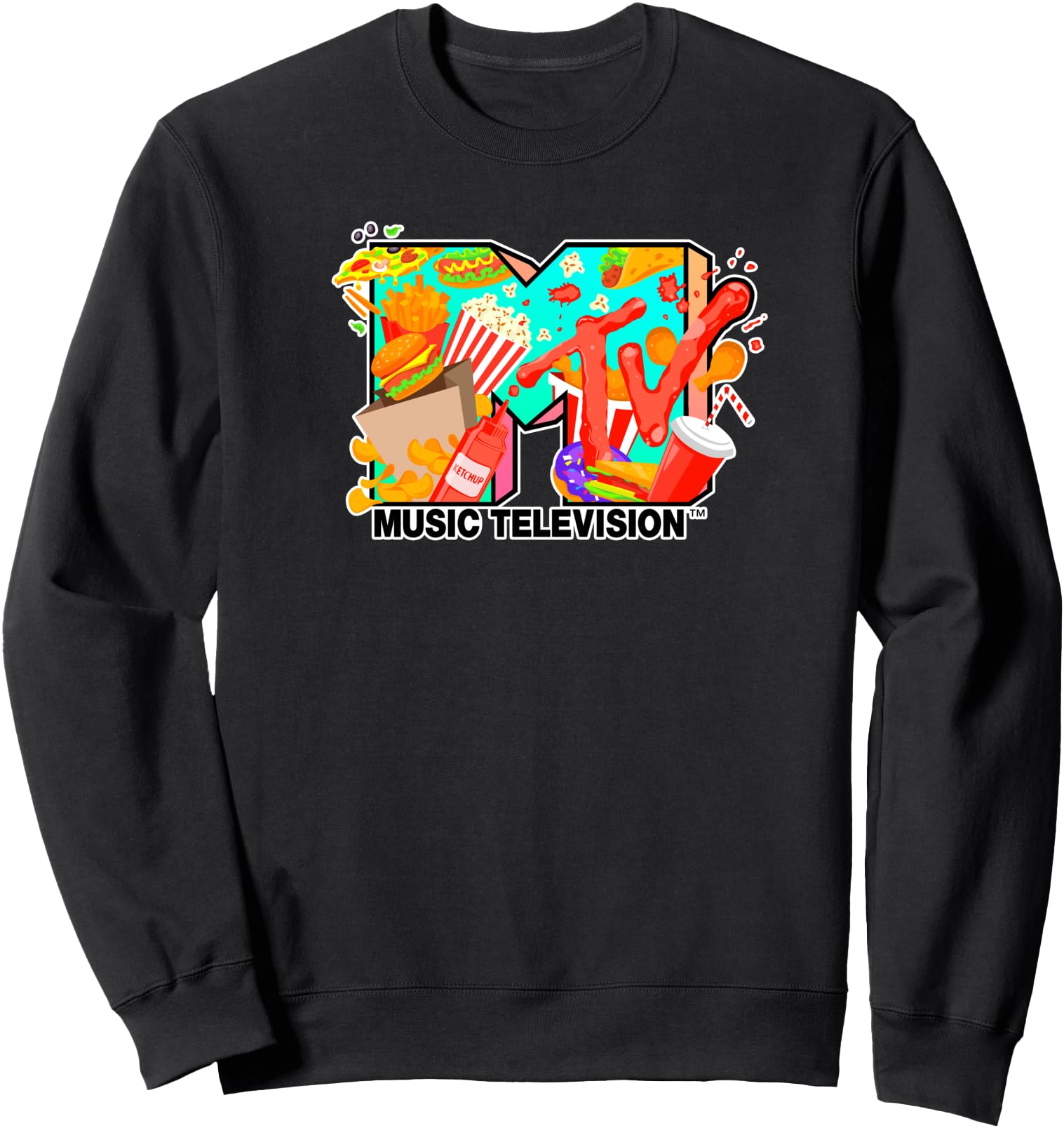 Mademark x MTV - Music Television - Fast Food Lovers Sweatshirt