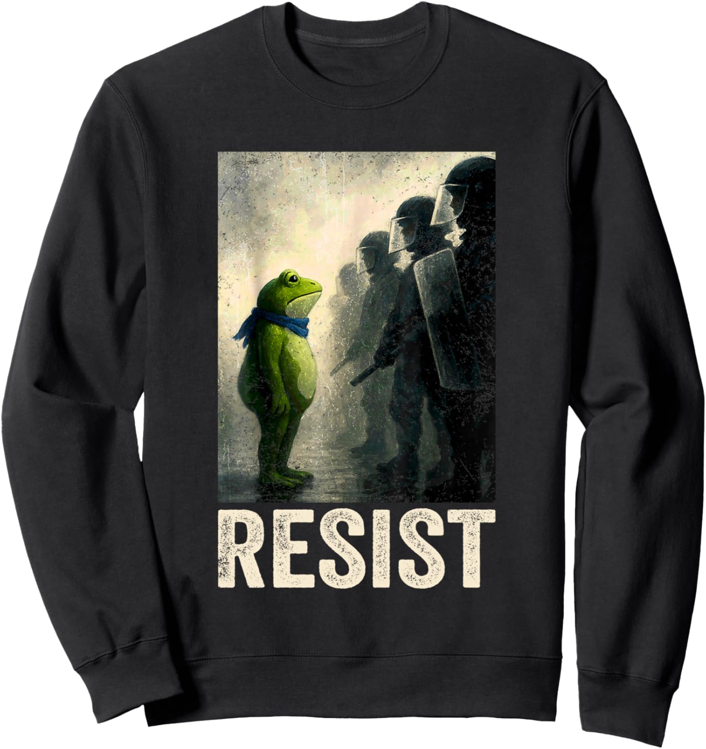 Resist Frog Portland Frog Protest Sweatshirt