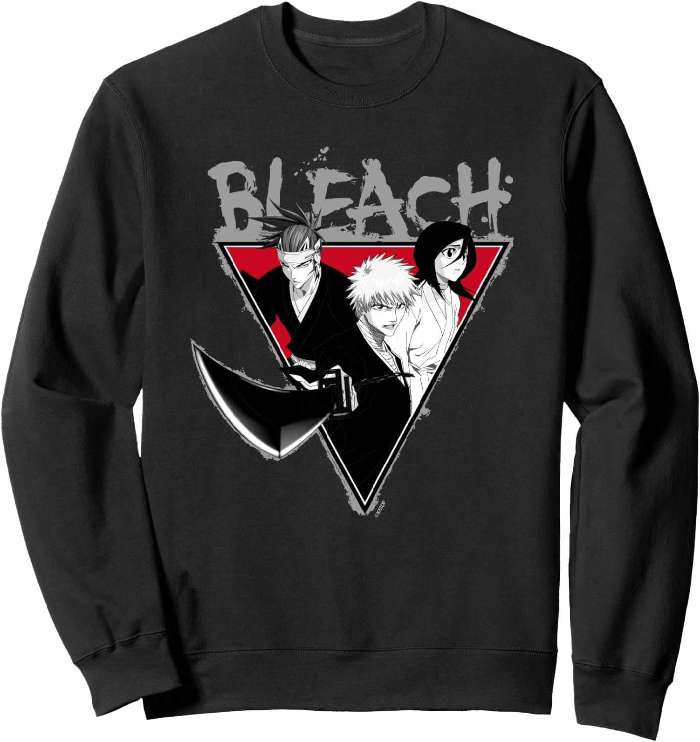 Bleach Triangle Group Splatter Logo Anime Sweatshirt