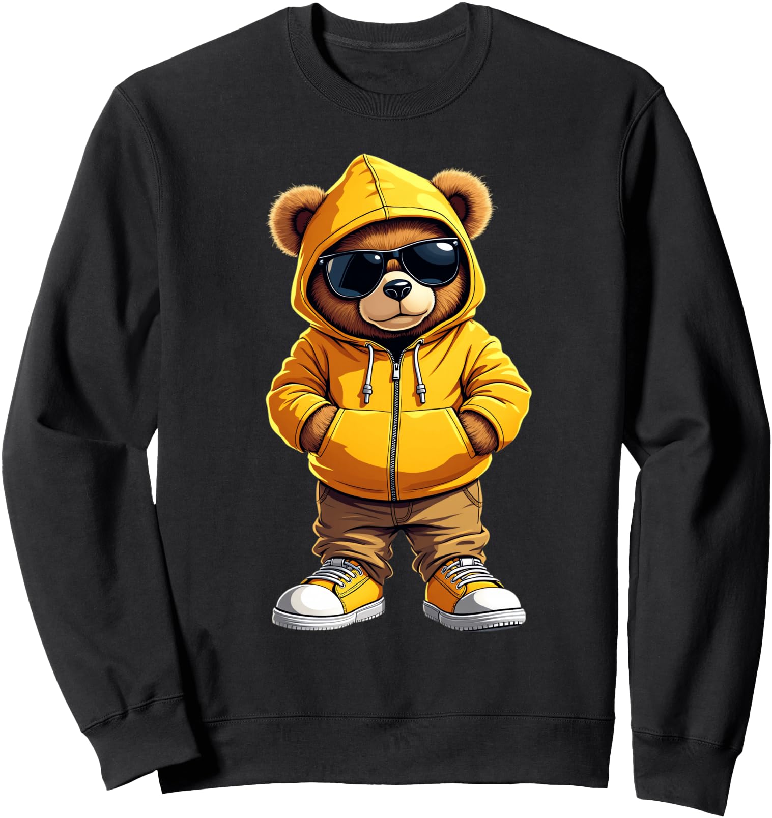 Cool Teddy Bear Graphic Men Women Boy Girl Teddy Sweatshirt