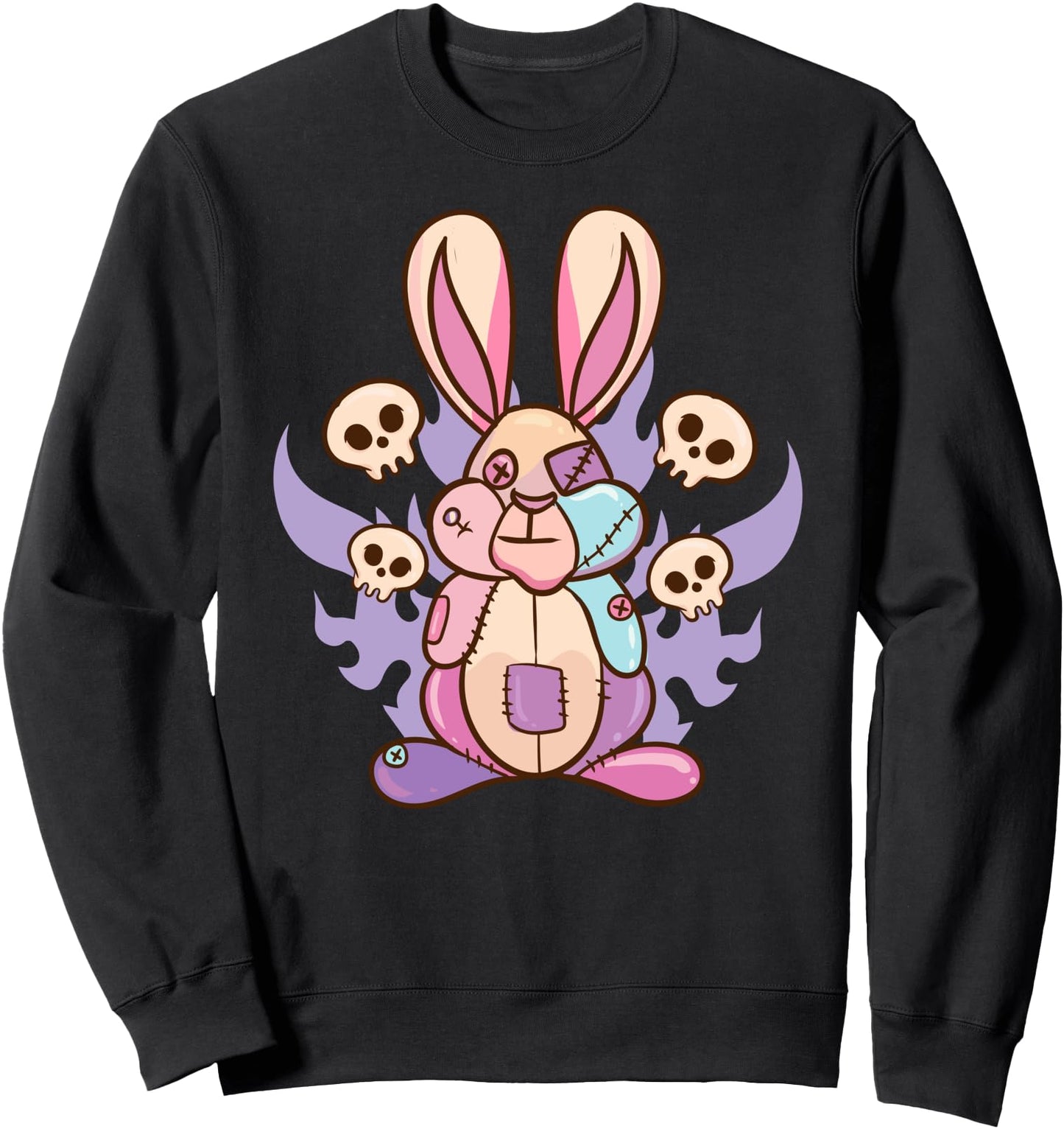 Cute Pastel Goth Kawaii Anime - Rabbit Bunny - Japanese Sweatshirt