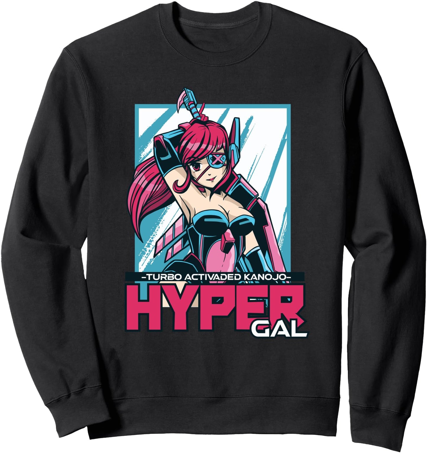 HYPER ANIME GIRL - Anime Tee Japanese Gift Sweatshirt