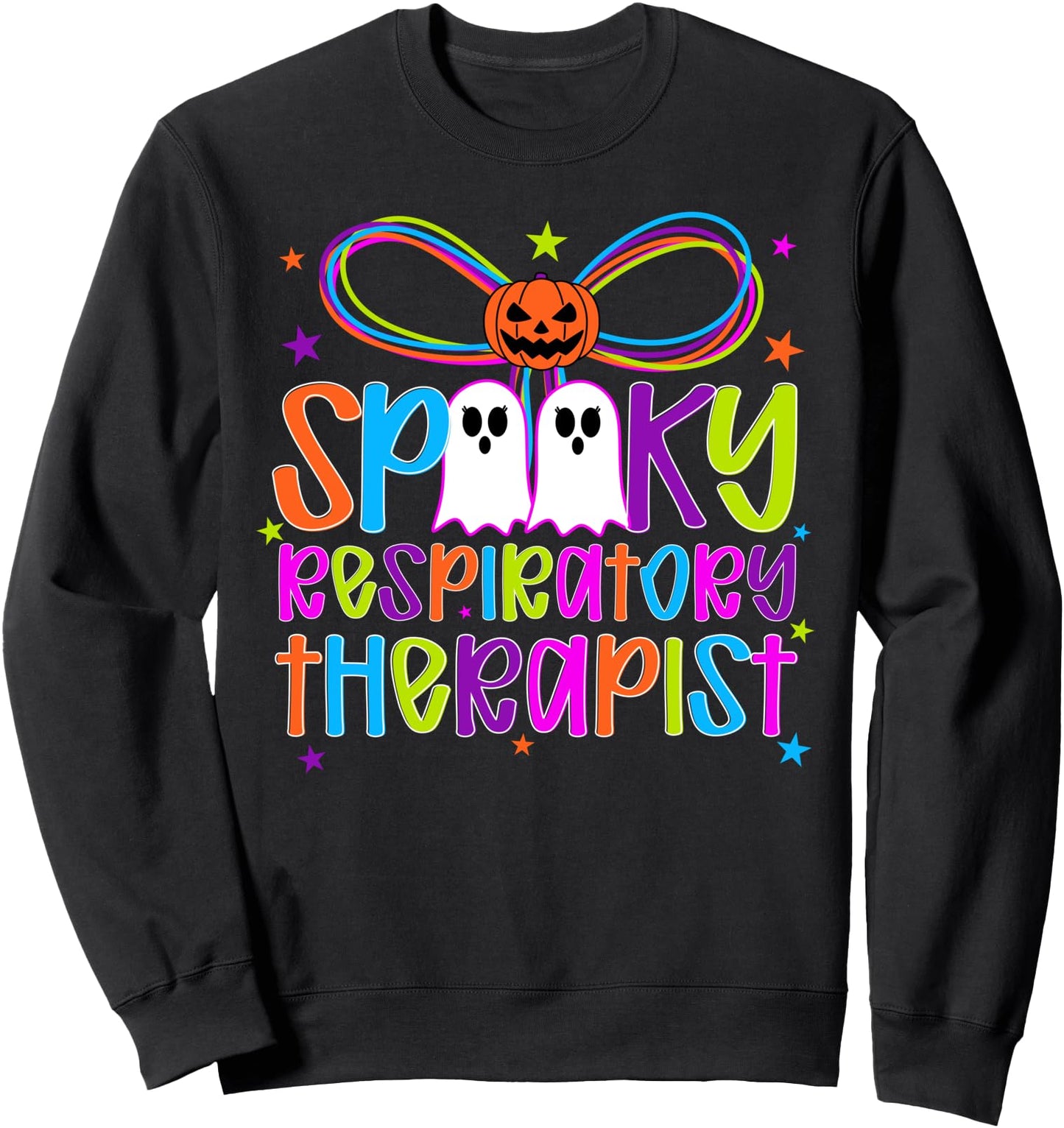 Spooky Respiratory Therapist Halloween Respiratory Therapy Sweatshirt