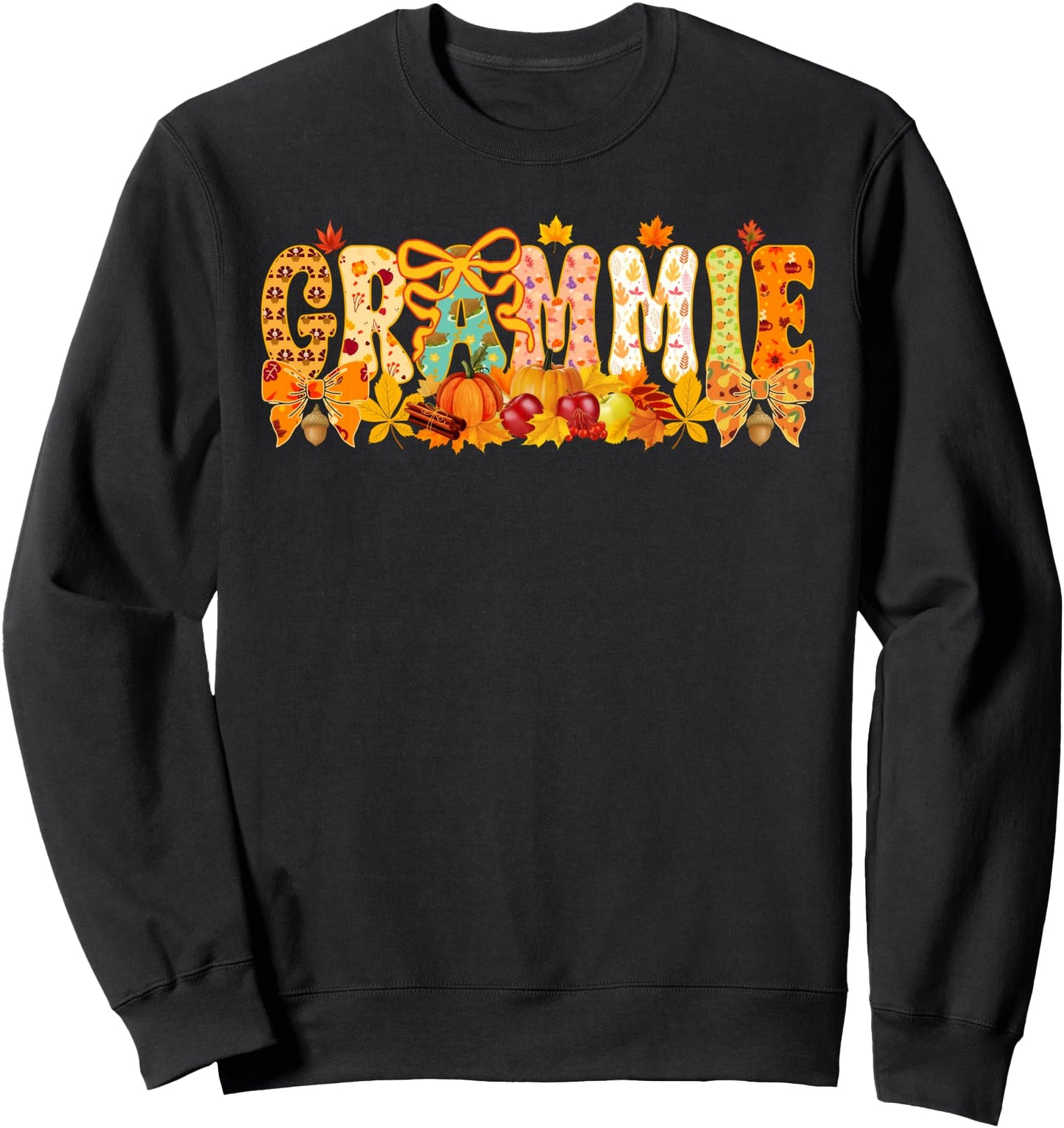 Grammie Pumpkin Funny Fall Autumn Thanksgiving Grandma Sweatshirt