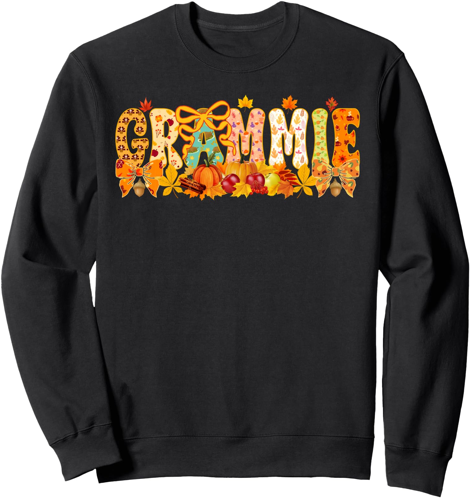 Grammie Pumpkin Funny Fall Autumn Thanksgiving Grandma Sweatshirt