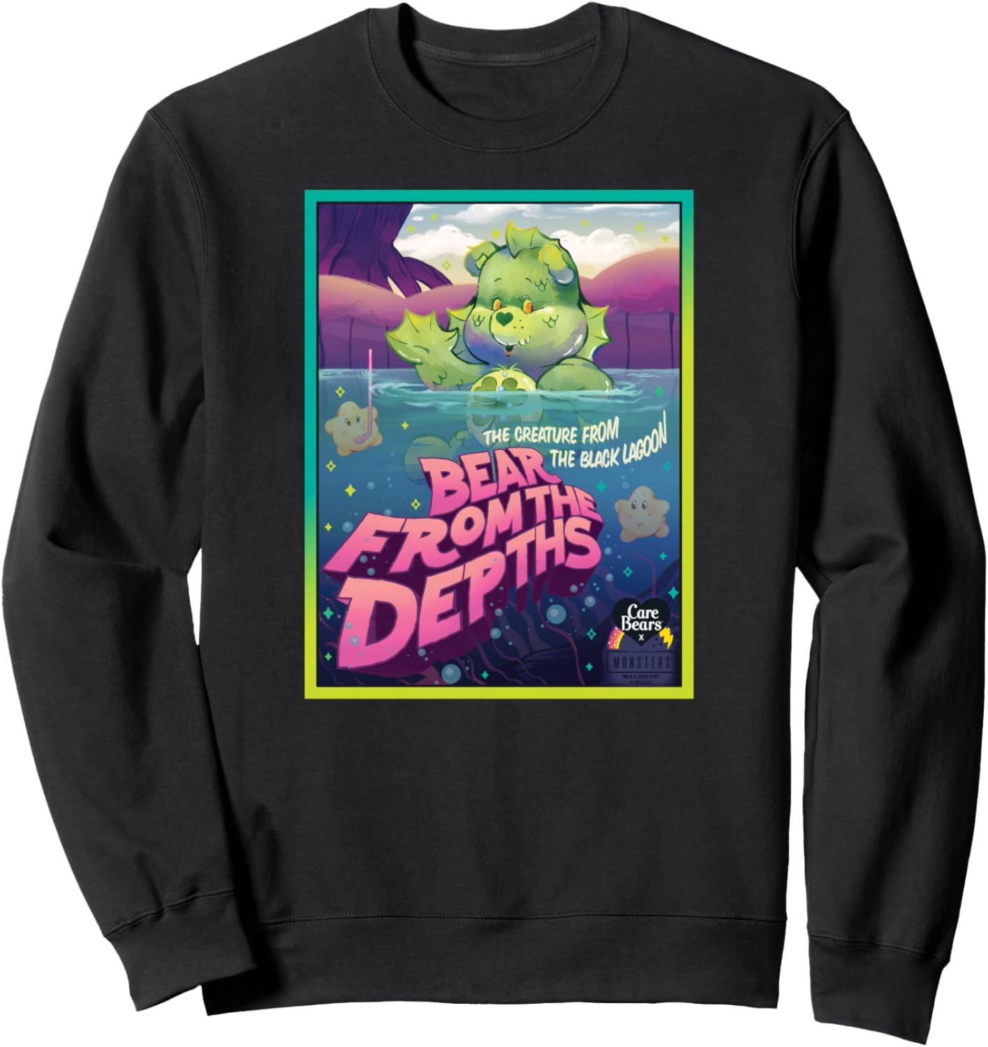 Care Bears x Universal Monsters Good Luck Bear Creature Sweatshirt