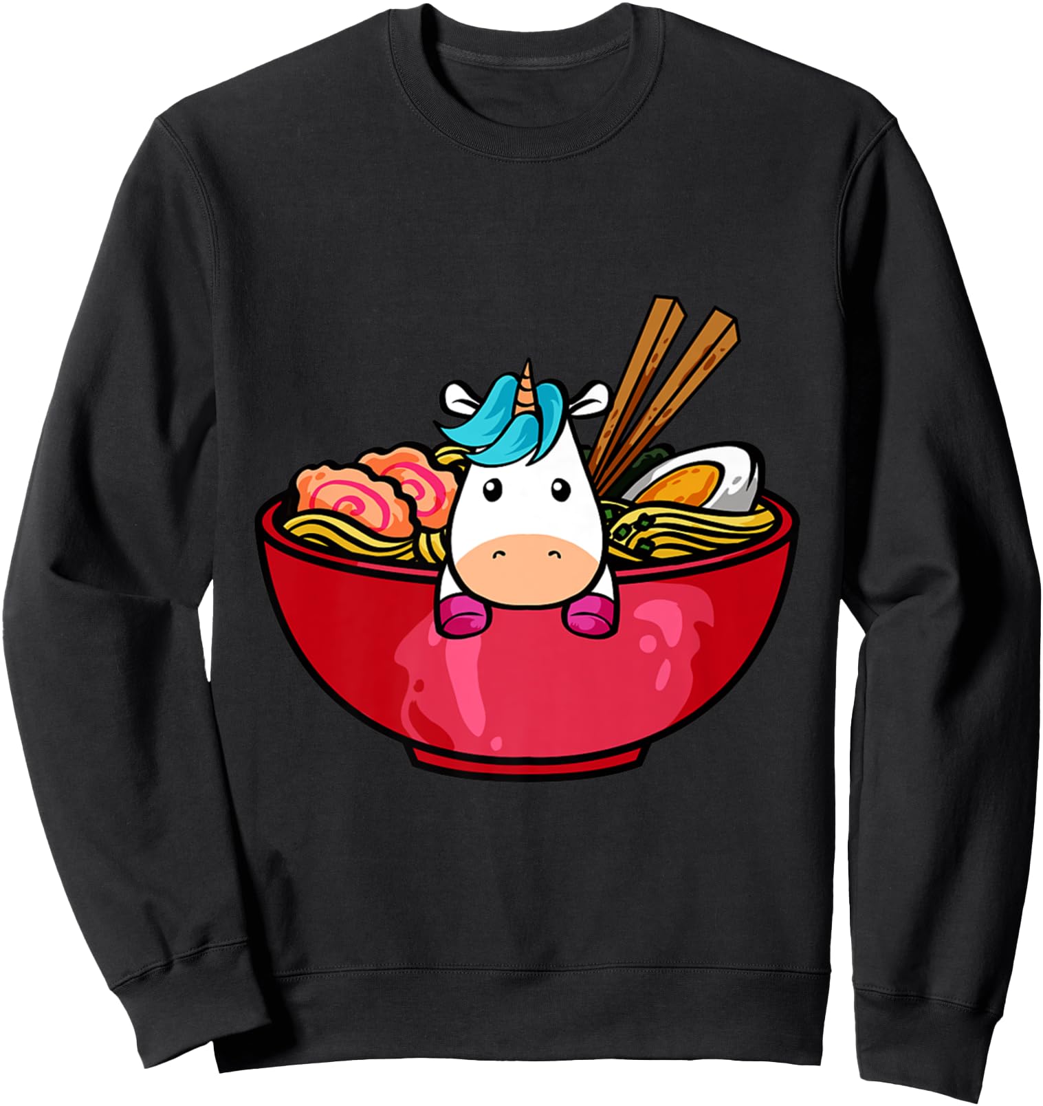 CUTE RAMEN UNICORN KAWAII ANIME JAPANESE PHO NOODLES GIFT Sweatshirt