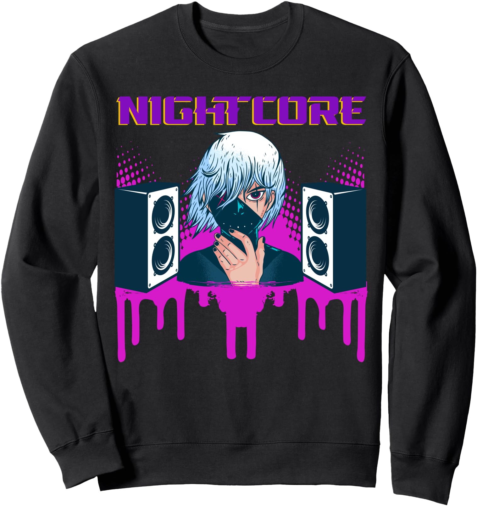 Manga nightcore music and Japanese equals love anime Sweatshirt