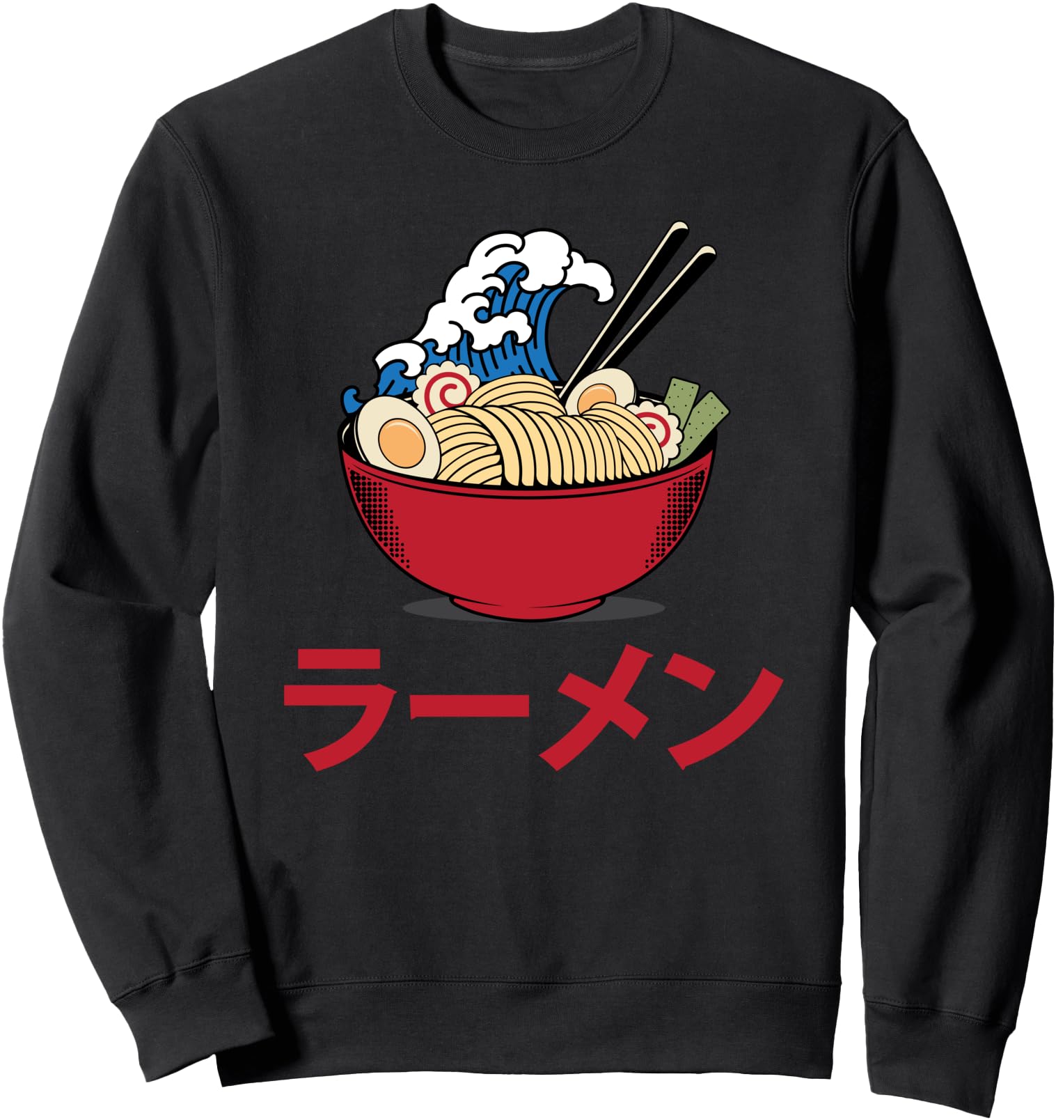 Great Ramen Wave Kanagawa Japanese Noodles Kawaii Anime Sweatshirt