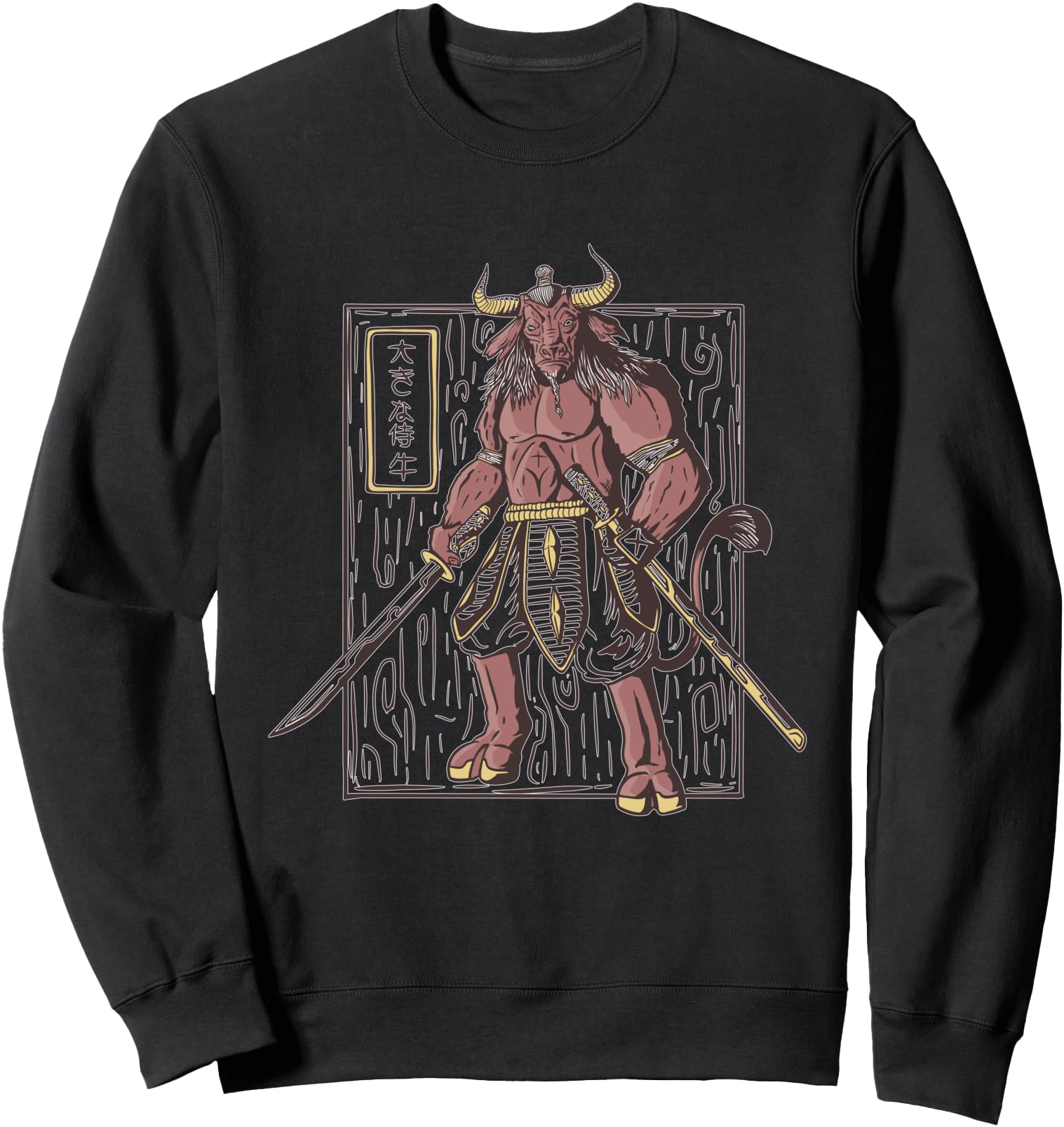 Japanese Samurai Ox Sweatshirt