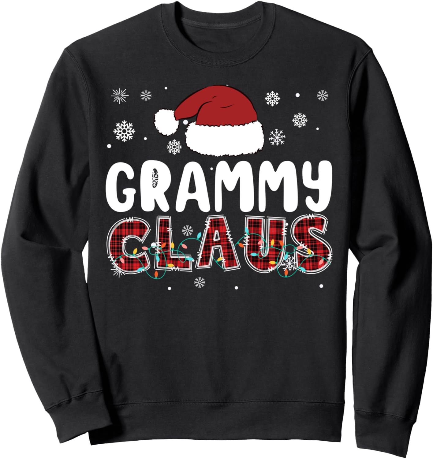 Christmas Grammy Claus Pajamas Santa Family Xmas Grandma Sweatshirt