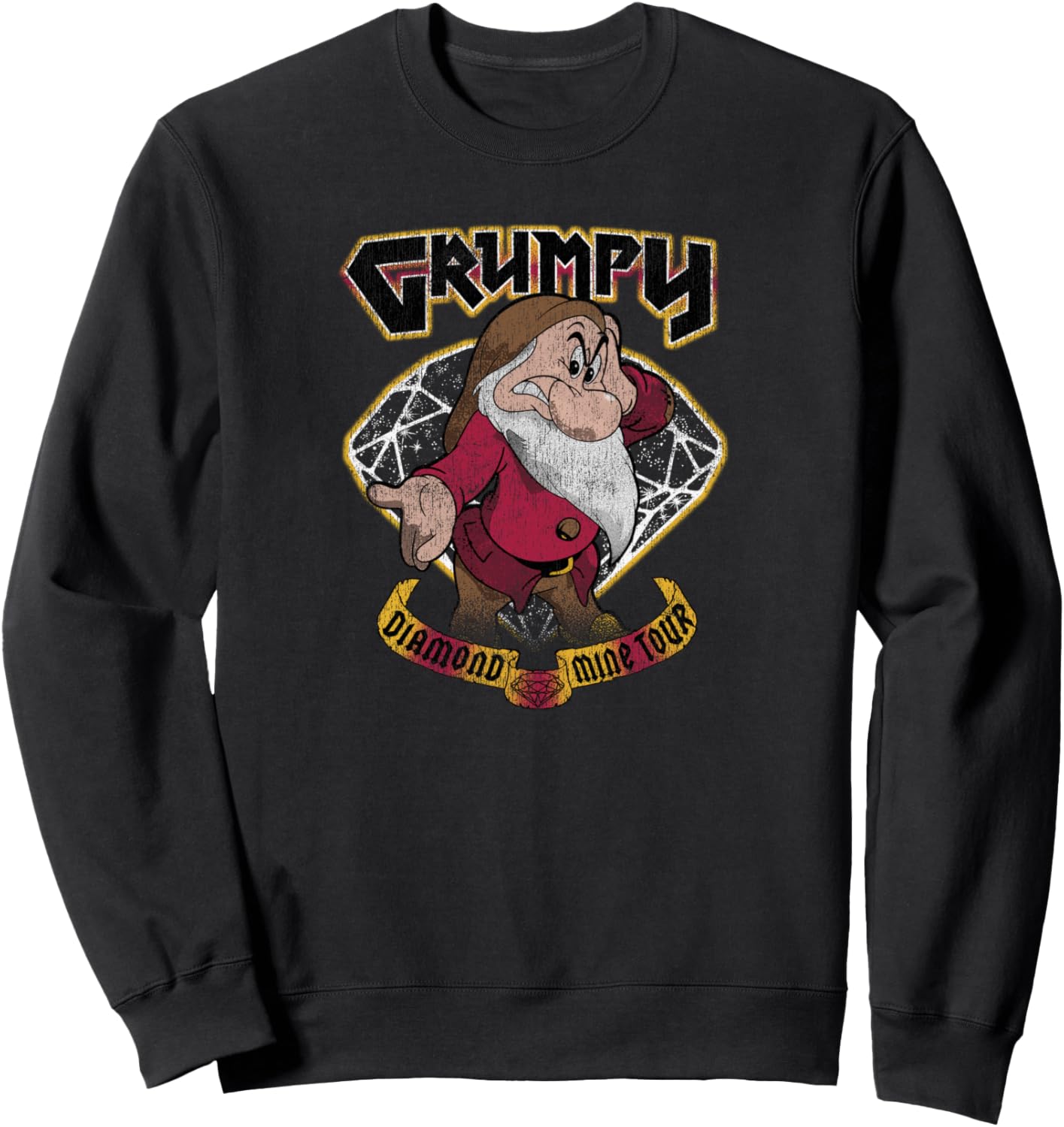 Disney Snow White Grumpy Diamond Mine Tour Sweatshirt