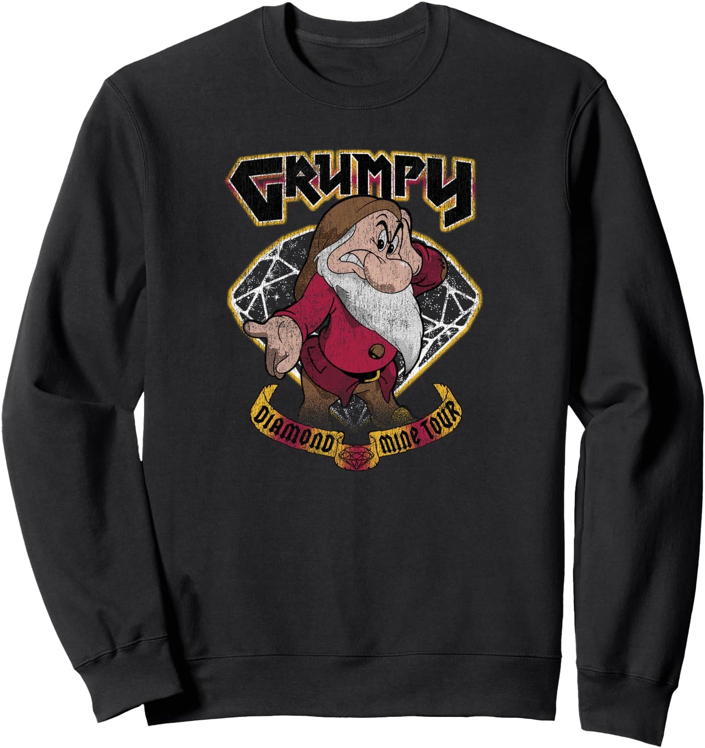 Disney Snow White Grumpy Diamond Mine Tour Sweatshirt