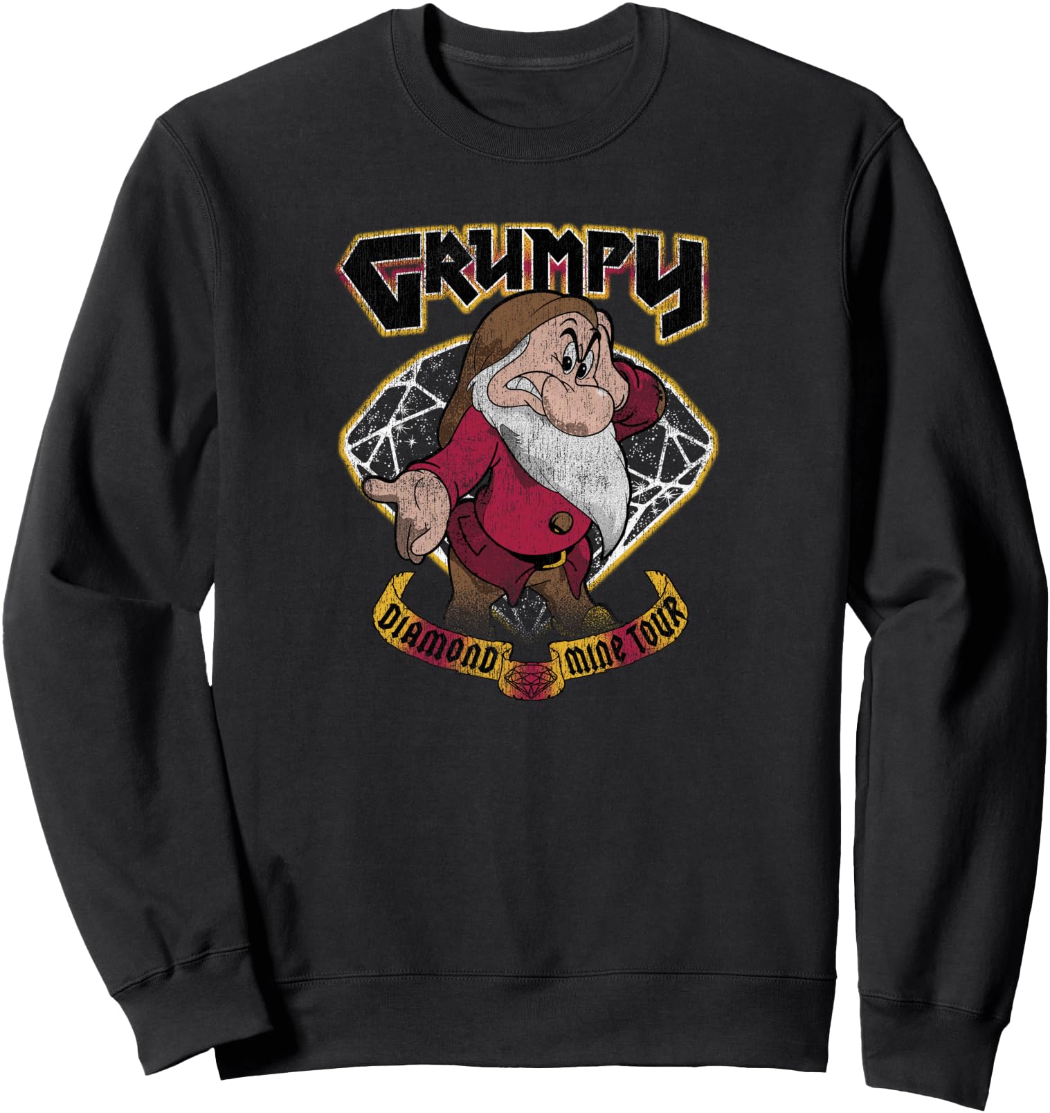 Disney Snow White Grumpy Diamond Mine Tour Sweatshirt