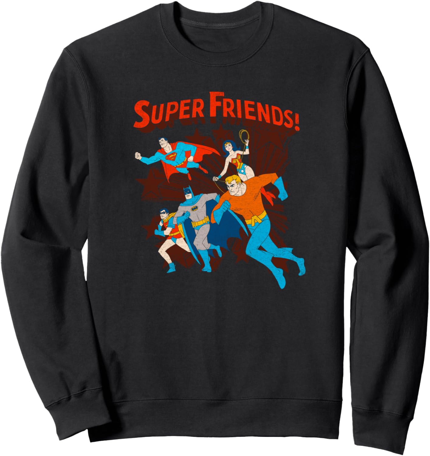 Justice League Super Friends Running Sweatshirt