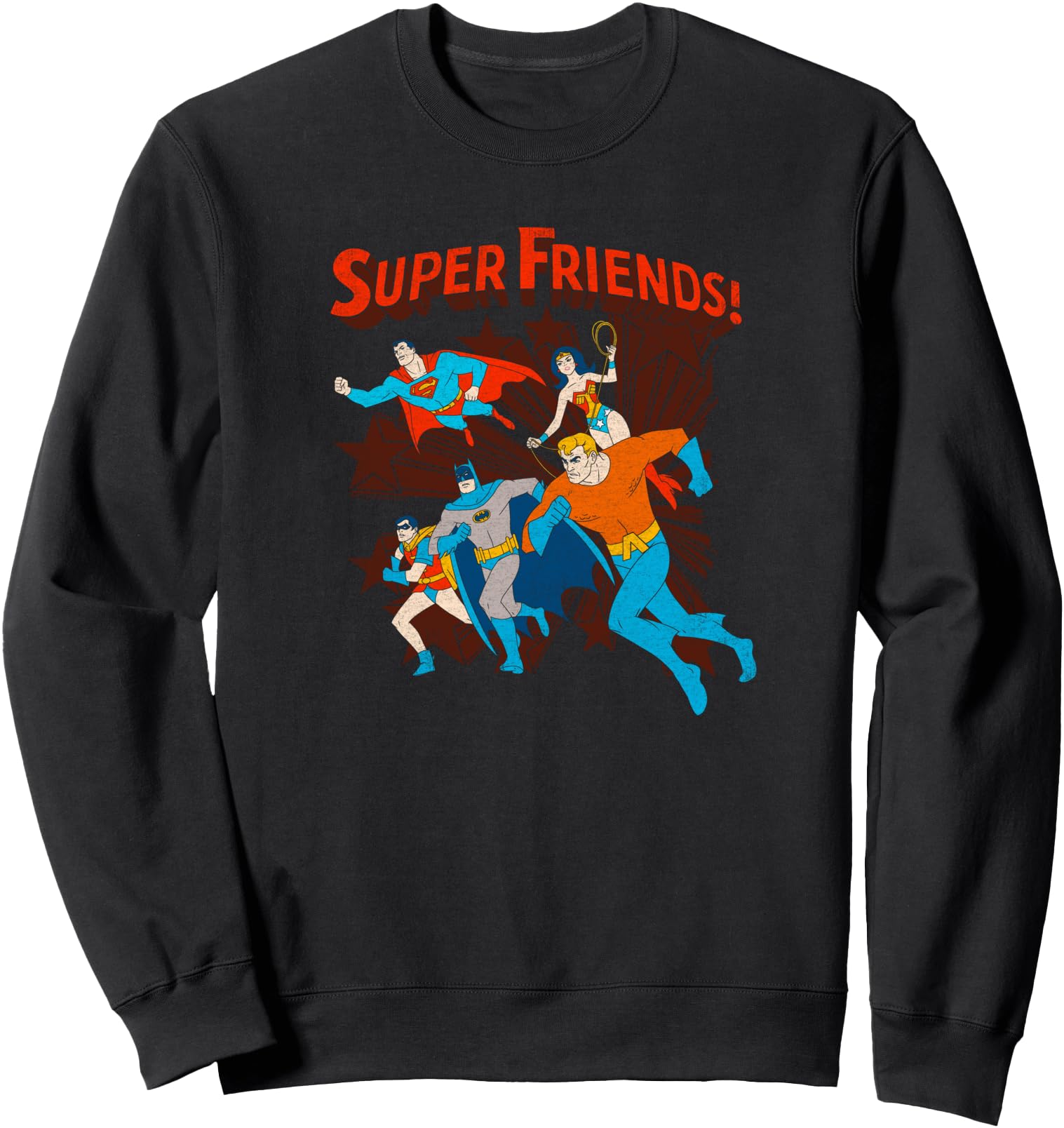 Justice League Super Friends Running Sweatshirt