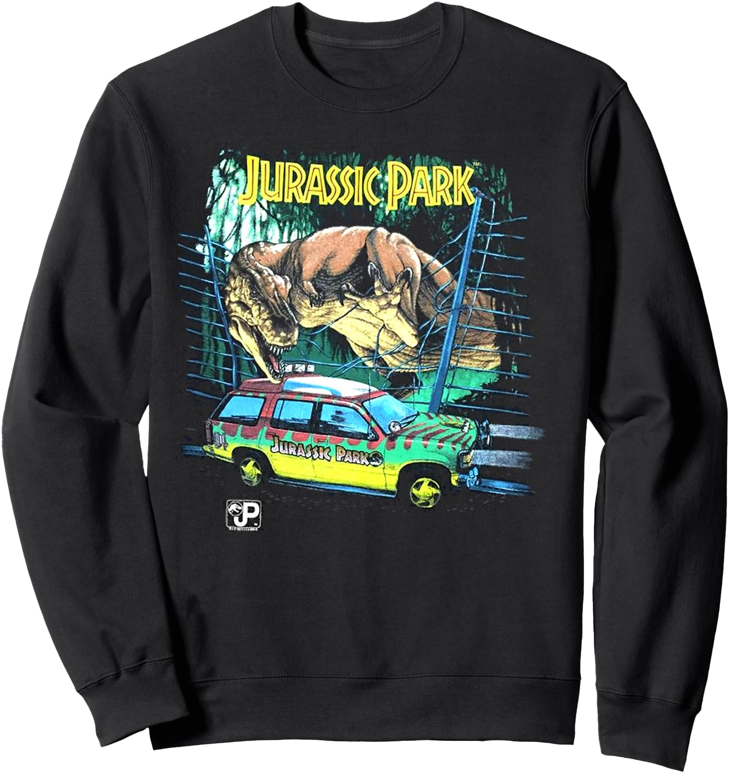Jurassic Park Vintage Safari Drive Scene Sweatshirt Sweatshirt