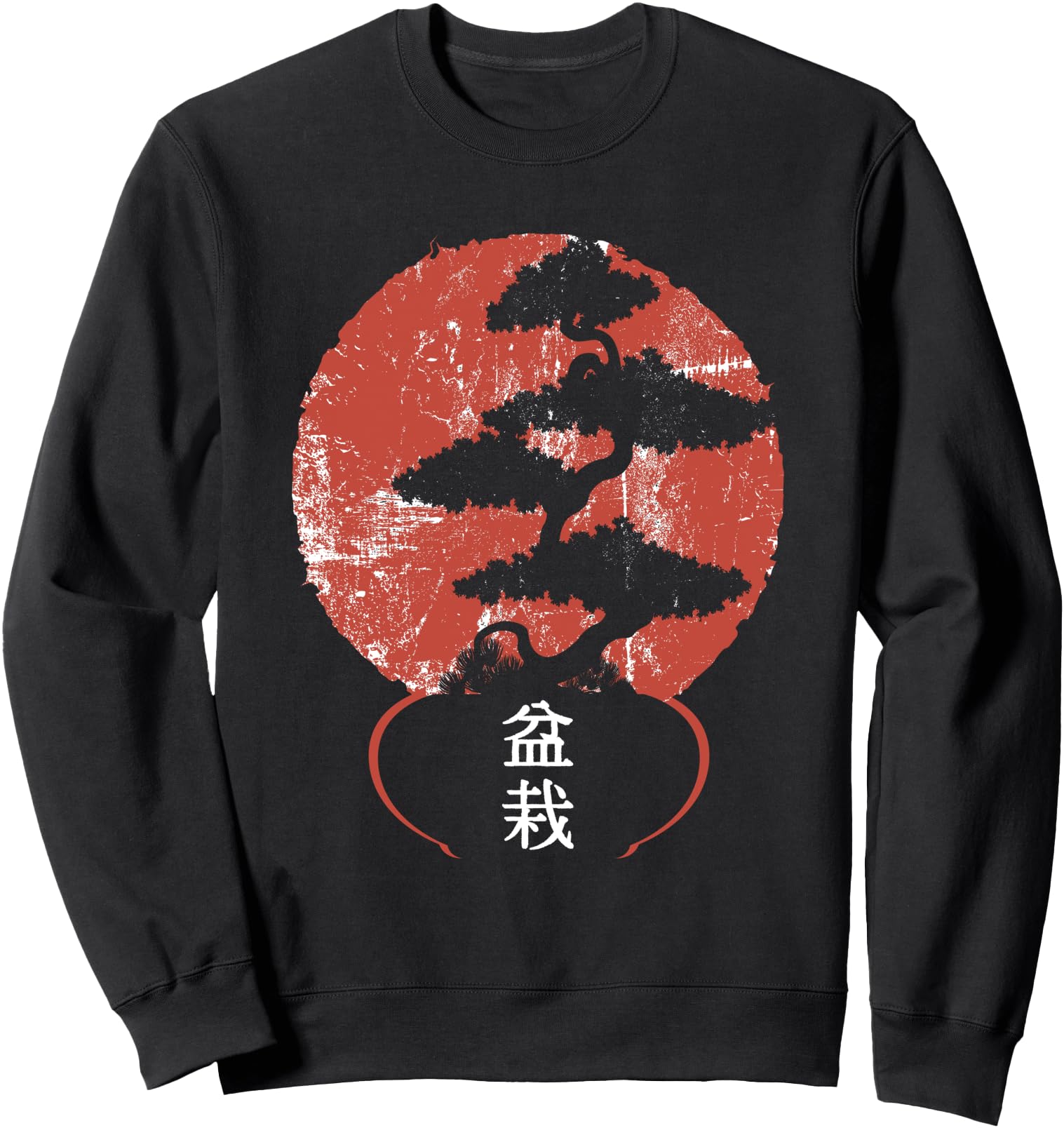 Bonsai Tree Graphic Tee Japanese Zen Apparel Sun Sweatshirt