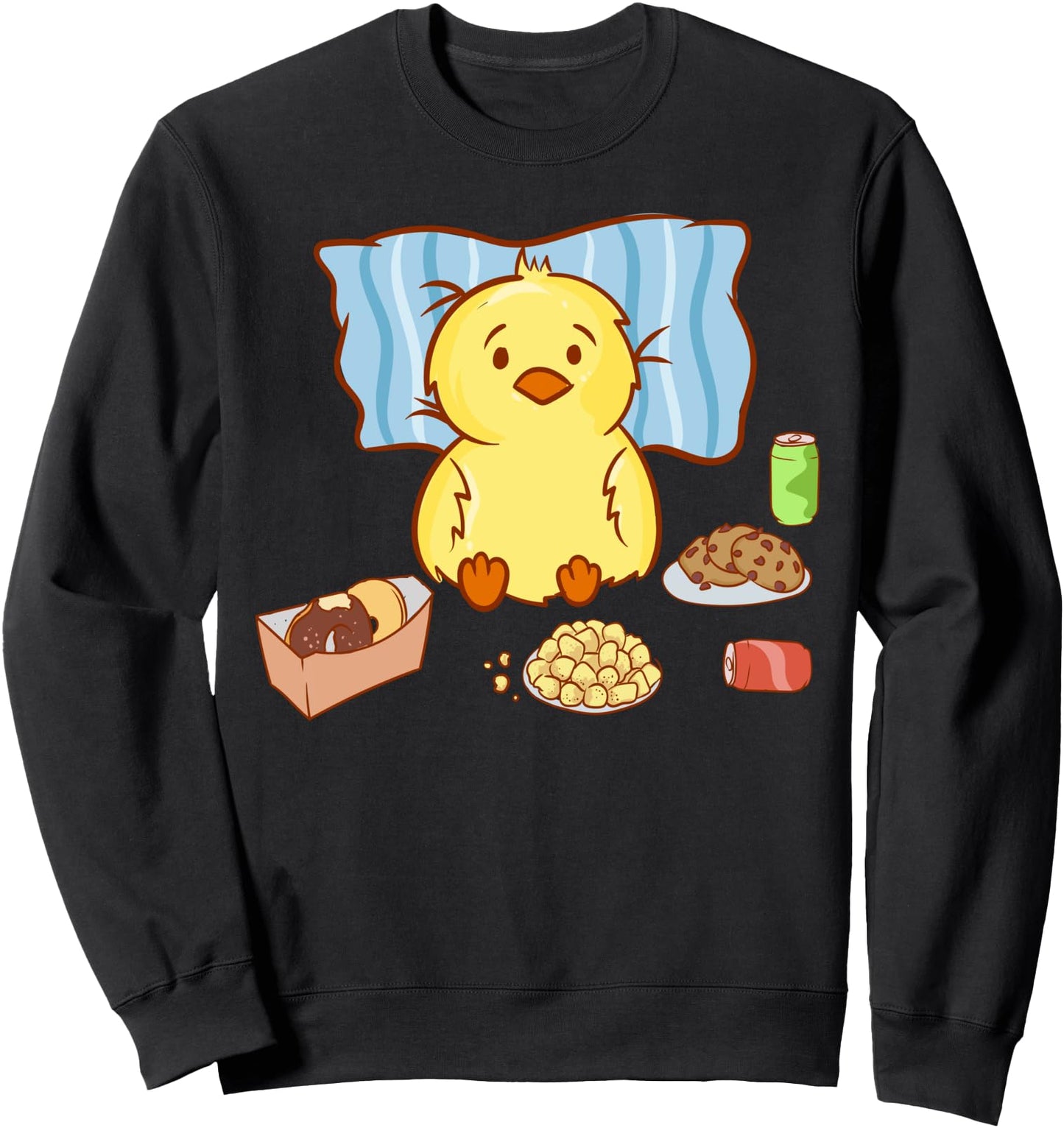 Cute Kawaii Anime - Fast Food Chick - Aesthetic Japanese Sweatshirt