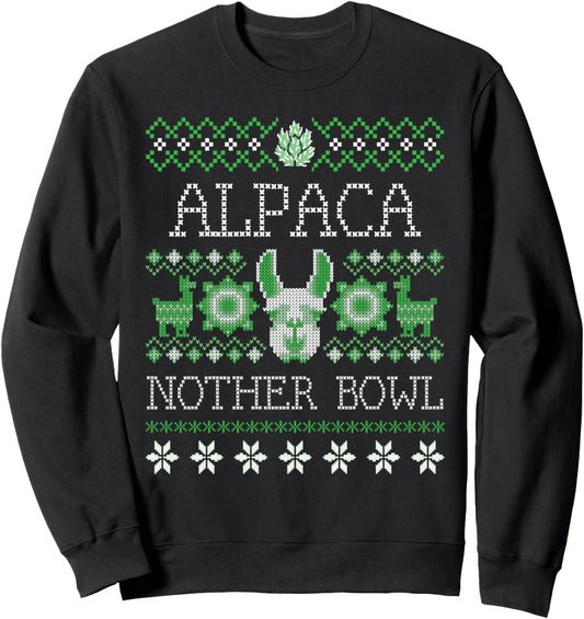 Alpaca Nother Bowl - Funny Ugly Christmas Sweatshirt