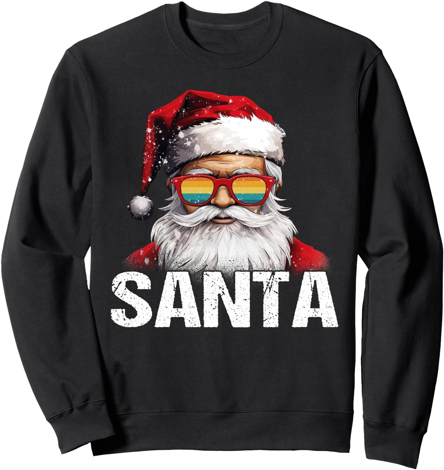 Im So Good Santa Came Twice Retro Santa Christmas Couples Sweatshirt