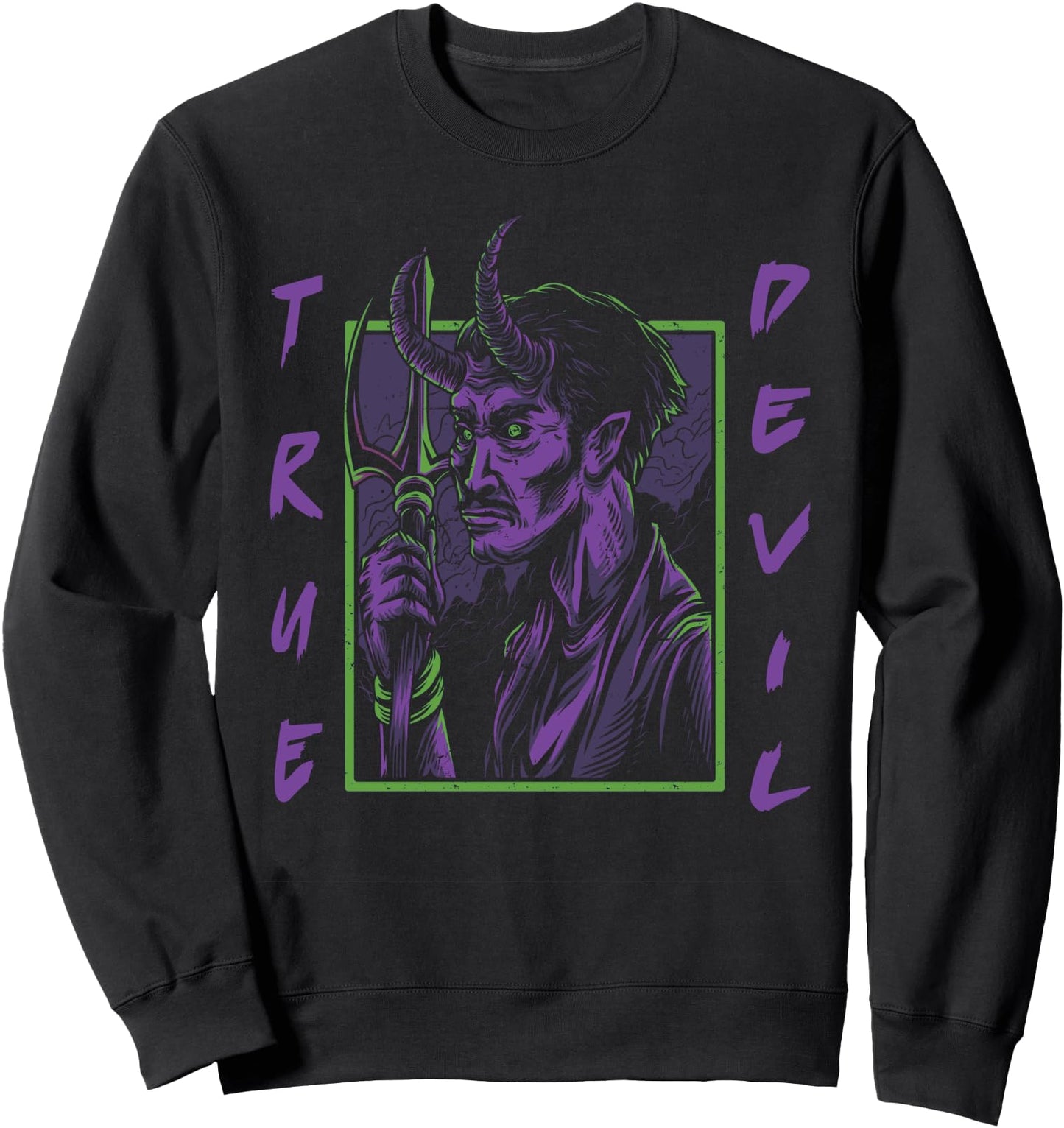 True Devil Japanese Demon Graphic Sweatshirt