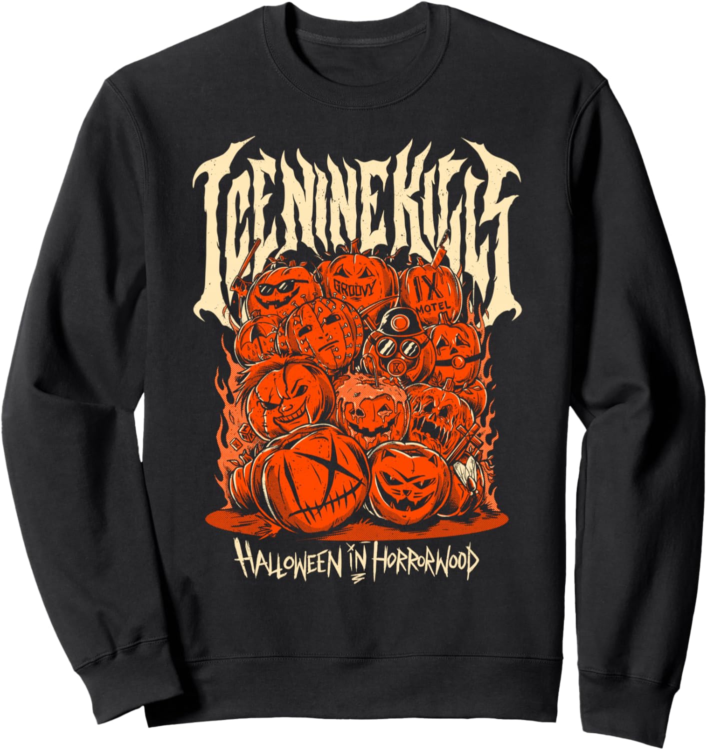 Ice Nine Kills \u2013 INK Halloween Horrorwood Sweatshirt
