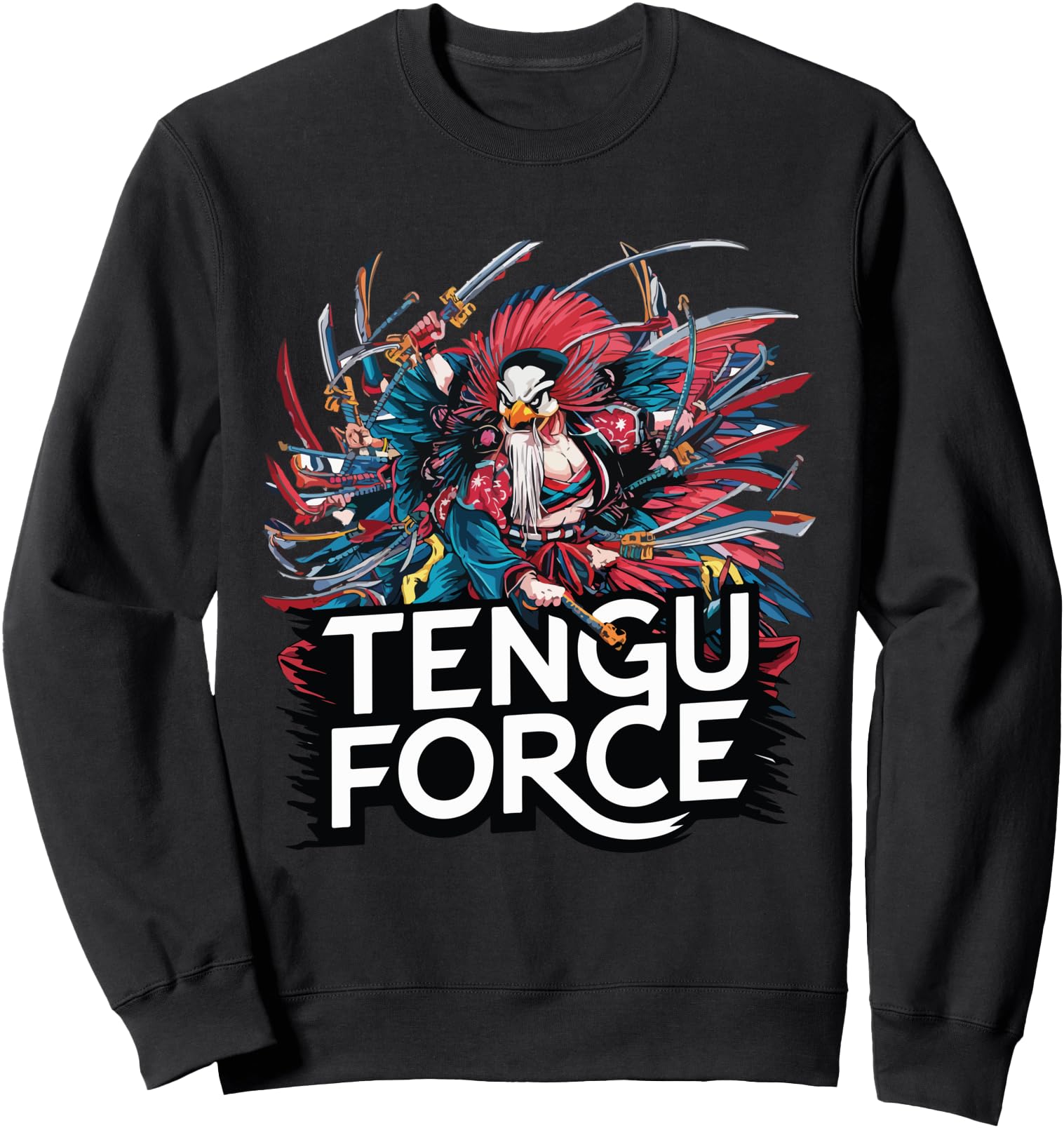Folklore Tengu Force Japanese Warrior Sweatshirt