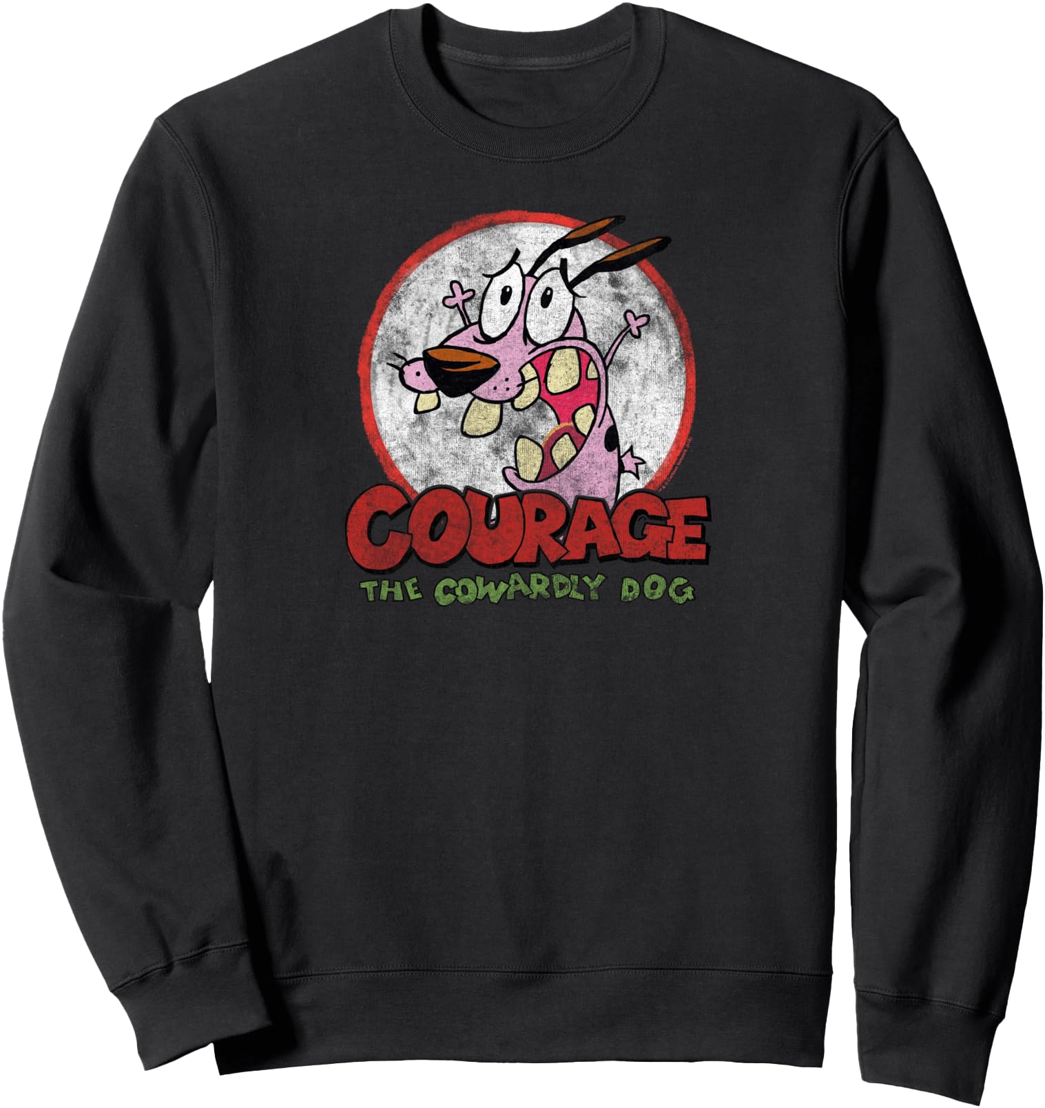 Courage the Cowardly Dog Vintage Courage Sweatshirt