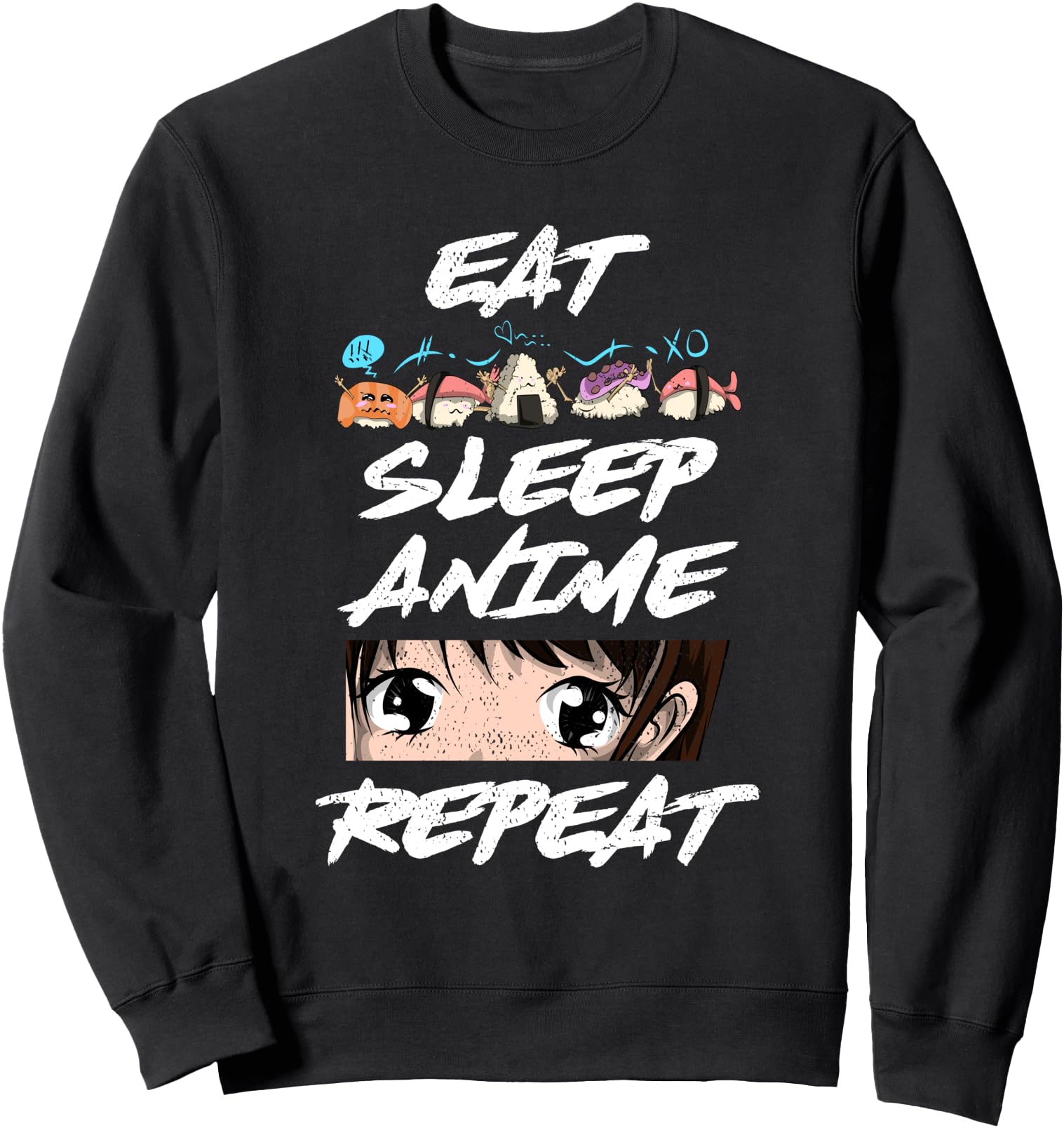 Japan Foodie Otaku Sushi Kawaii Japanese Manga Anime Sweatshirt