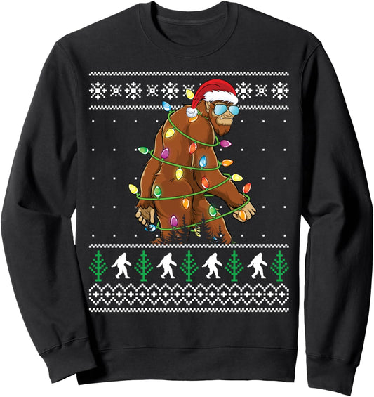 Christmas Bigfoot Men Funny Ugly Xmas Sweater Sweatshirt