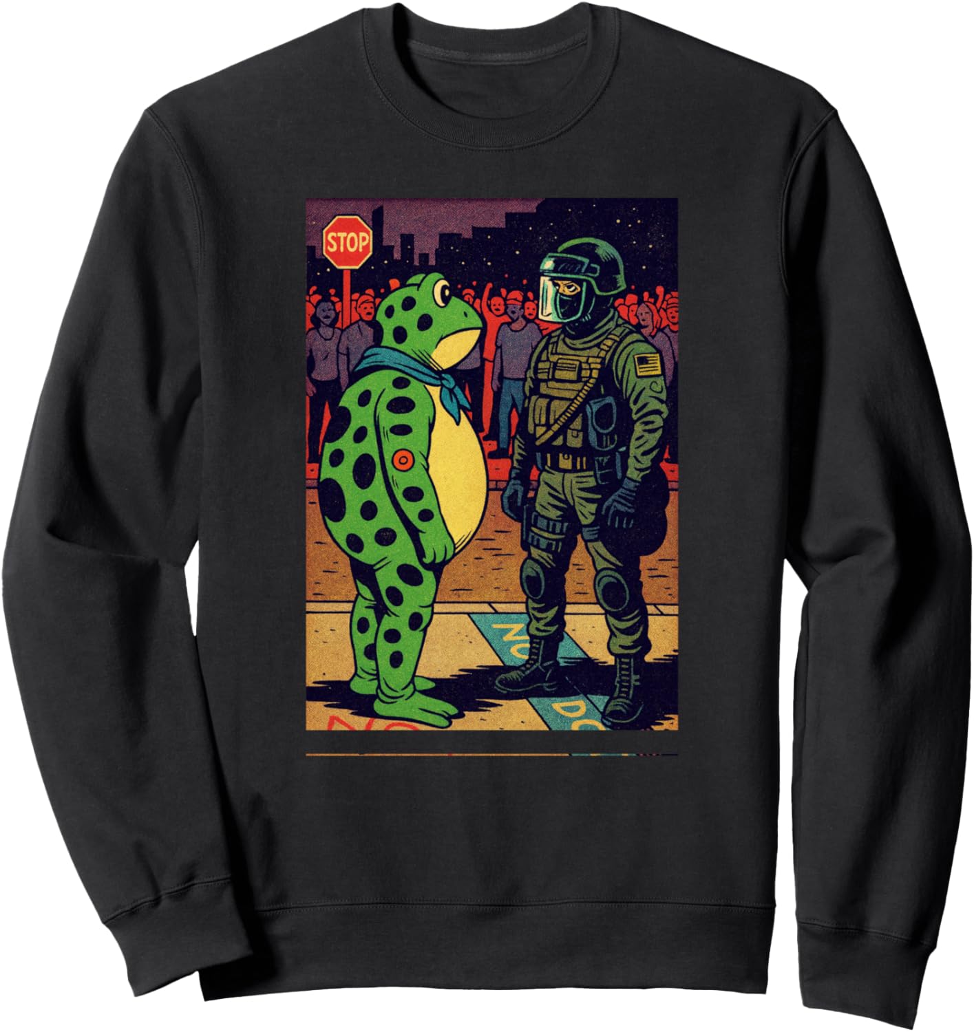 Portland Frog Protest Sweatshirt