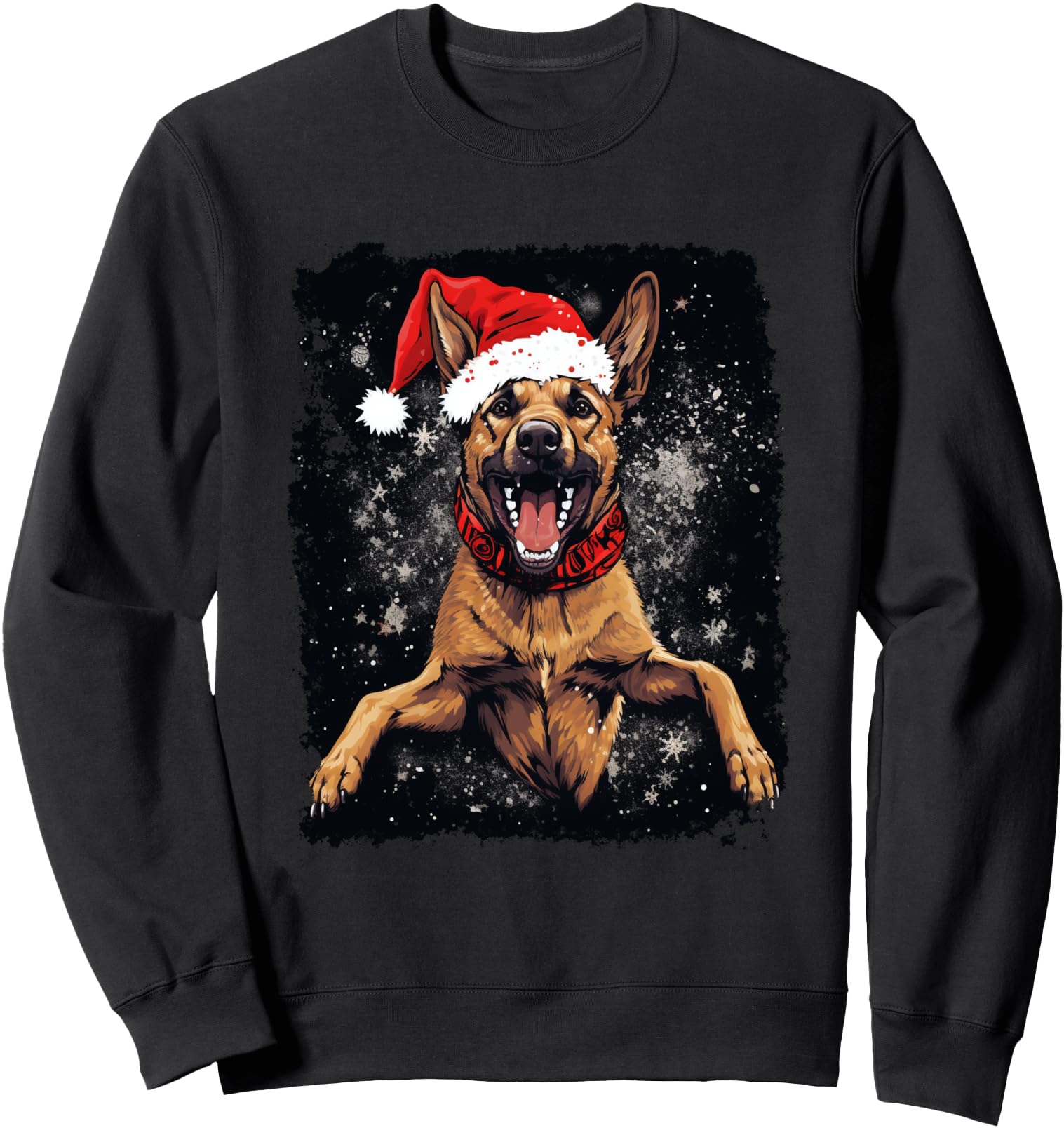 Christmas Dog Belgian Malinois Sweatshirt