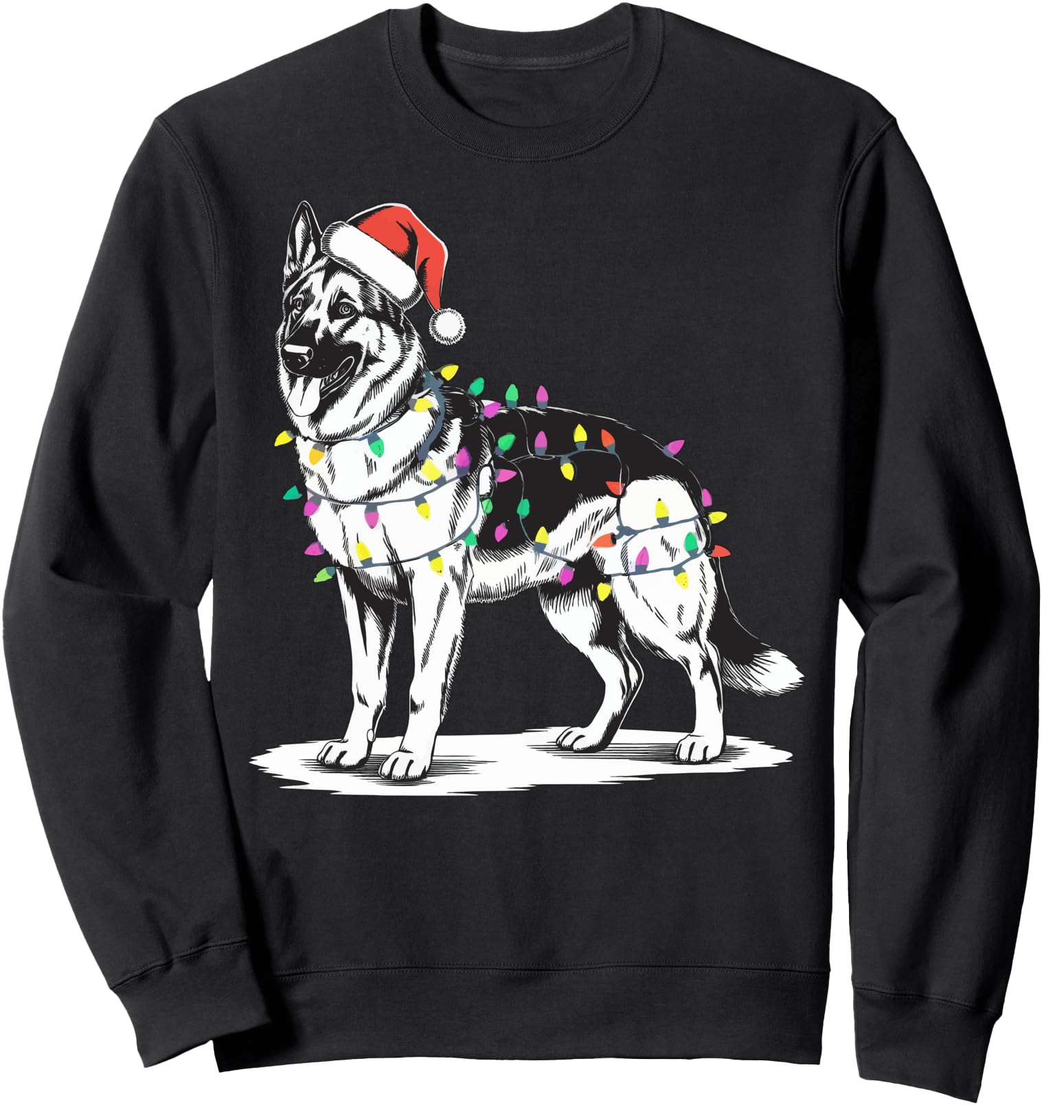 German Shepherd Christmas Holiday Season Sweatshirt
