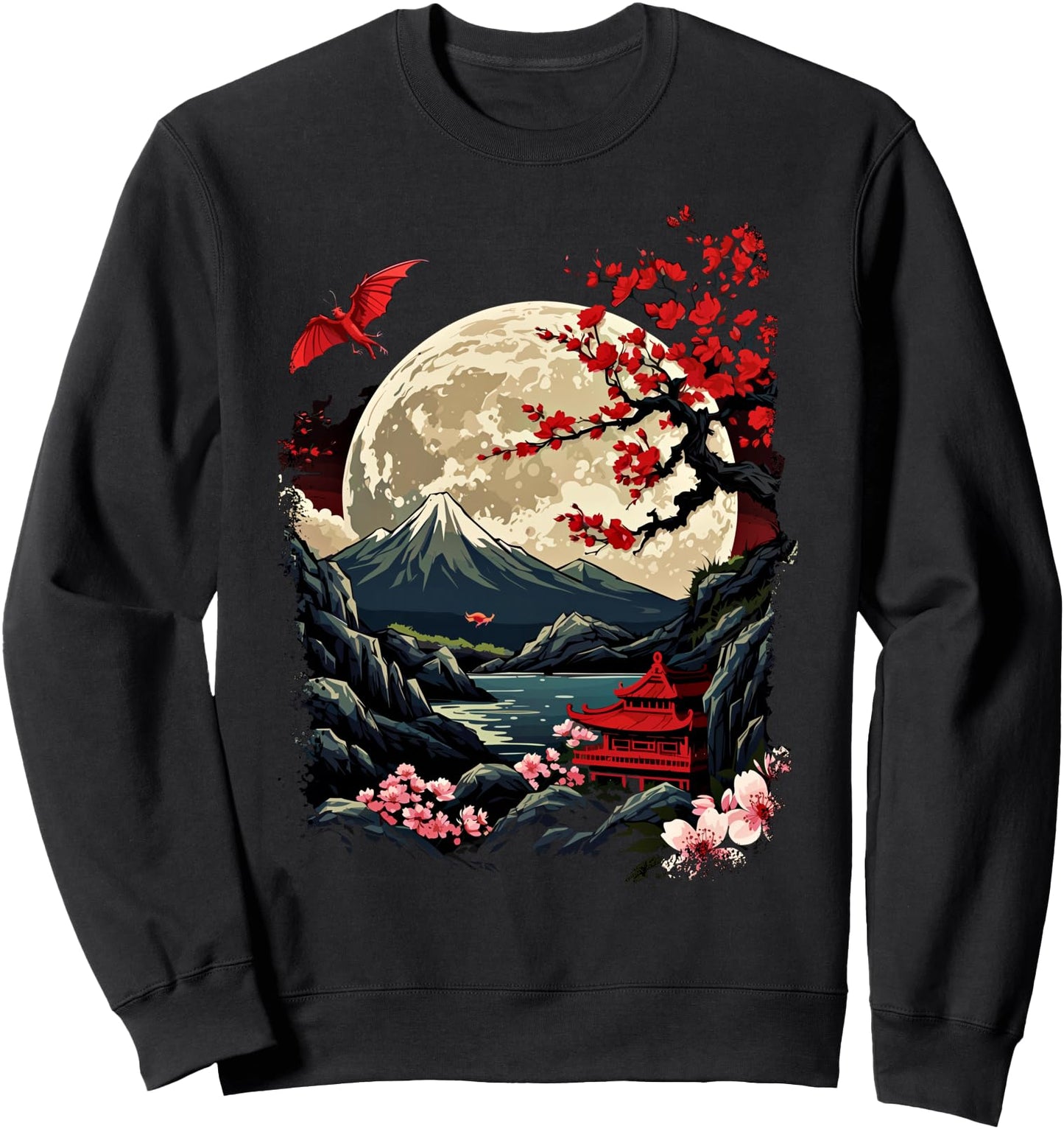 Aesthetic Vintage Japan Style Asian Japanese Sweatshirt