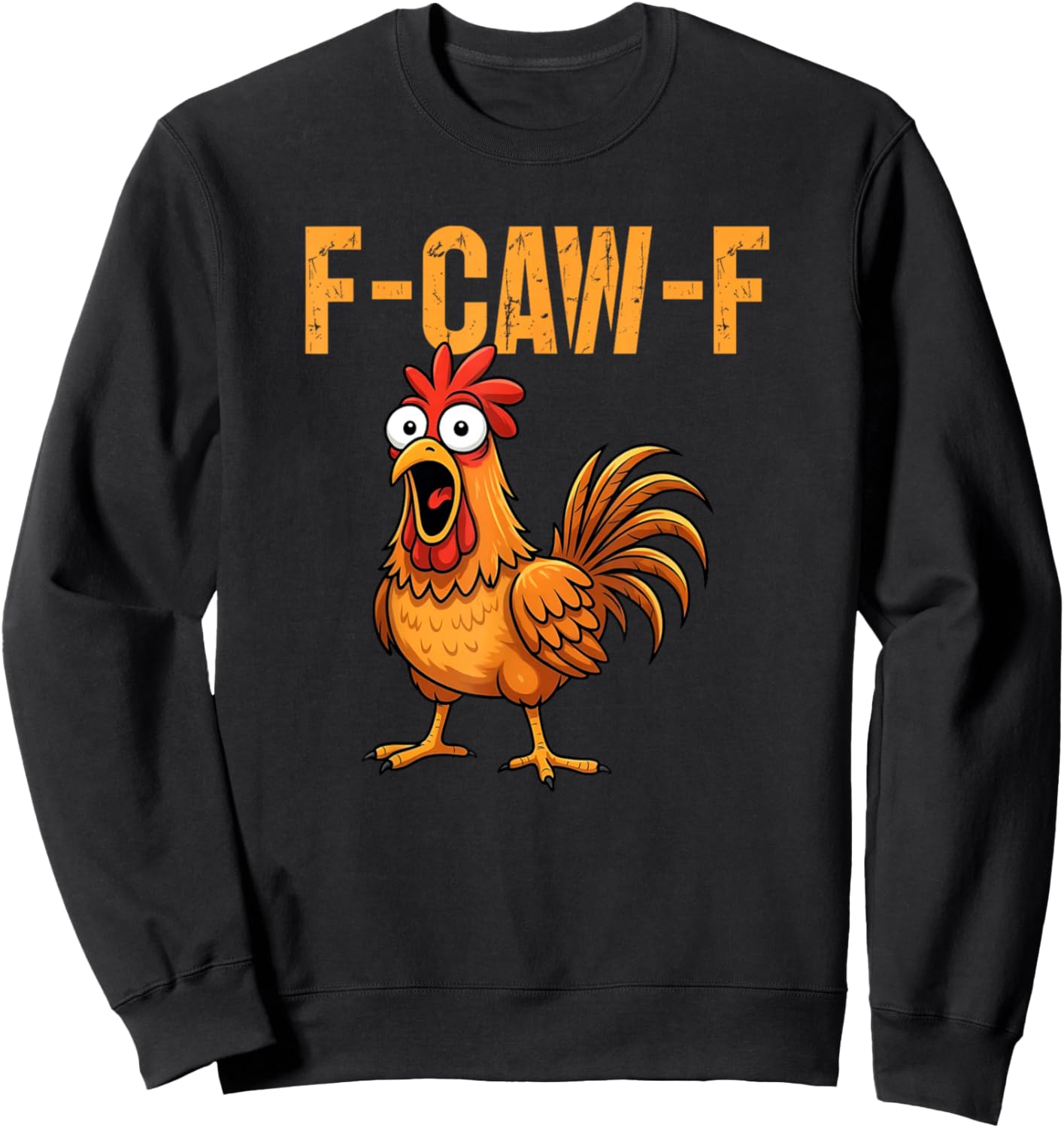 f caw f chicken shirt funny Halloween Costume 2025 men woman Sweatshirt
