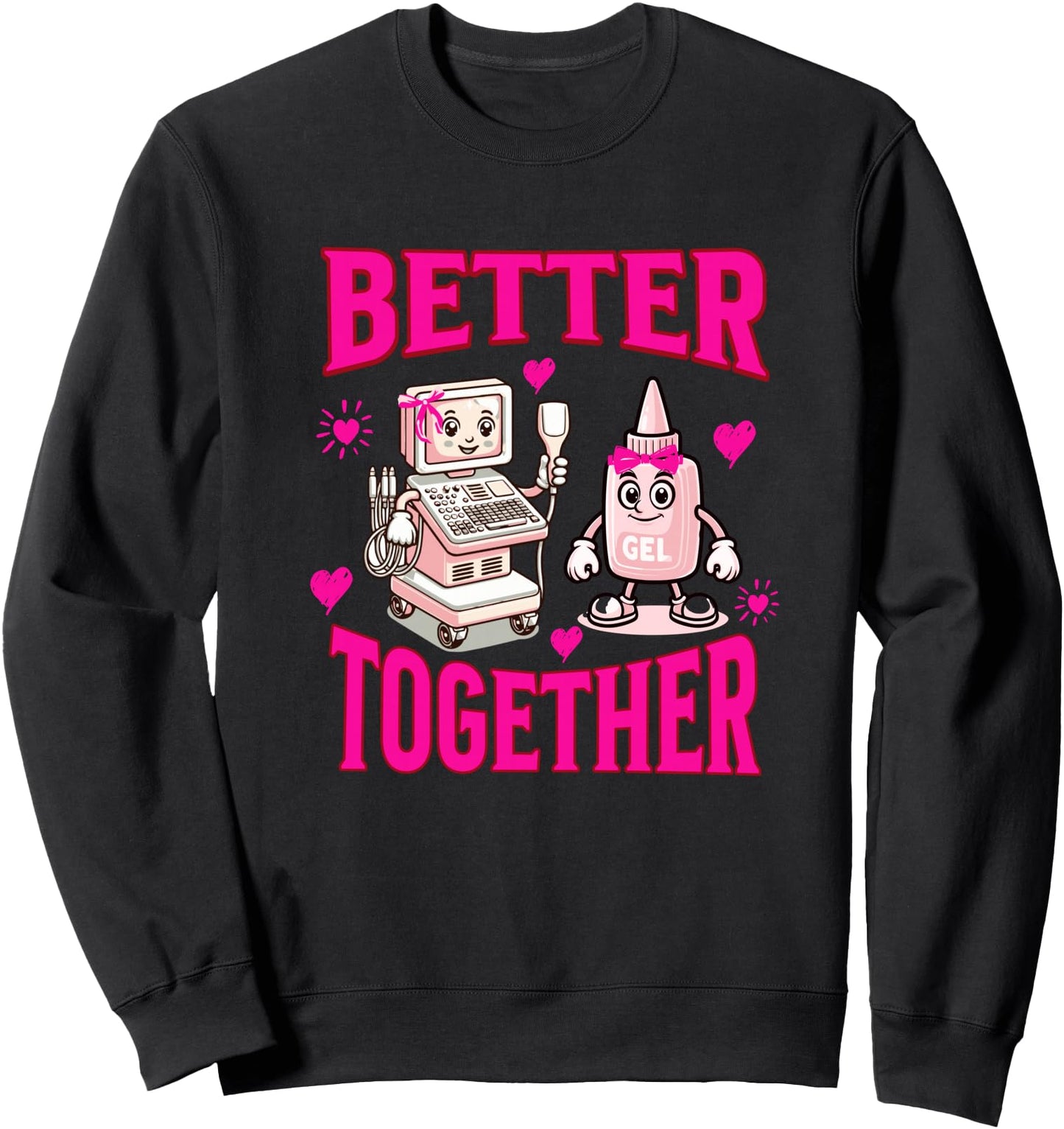 Sonography Valentines Day Sonographer Ultrasound Tech VDay Sweatshirt