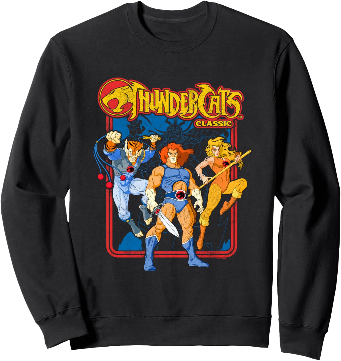 ThunderCats Bring The Thunder Vintage Comic Group Sweatshirt