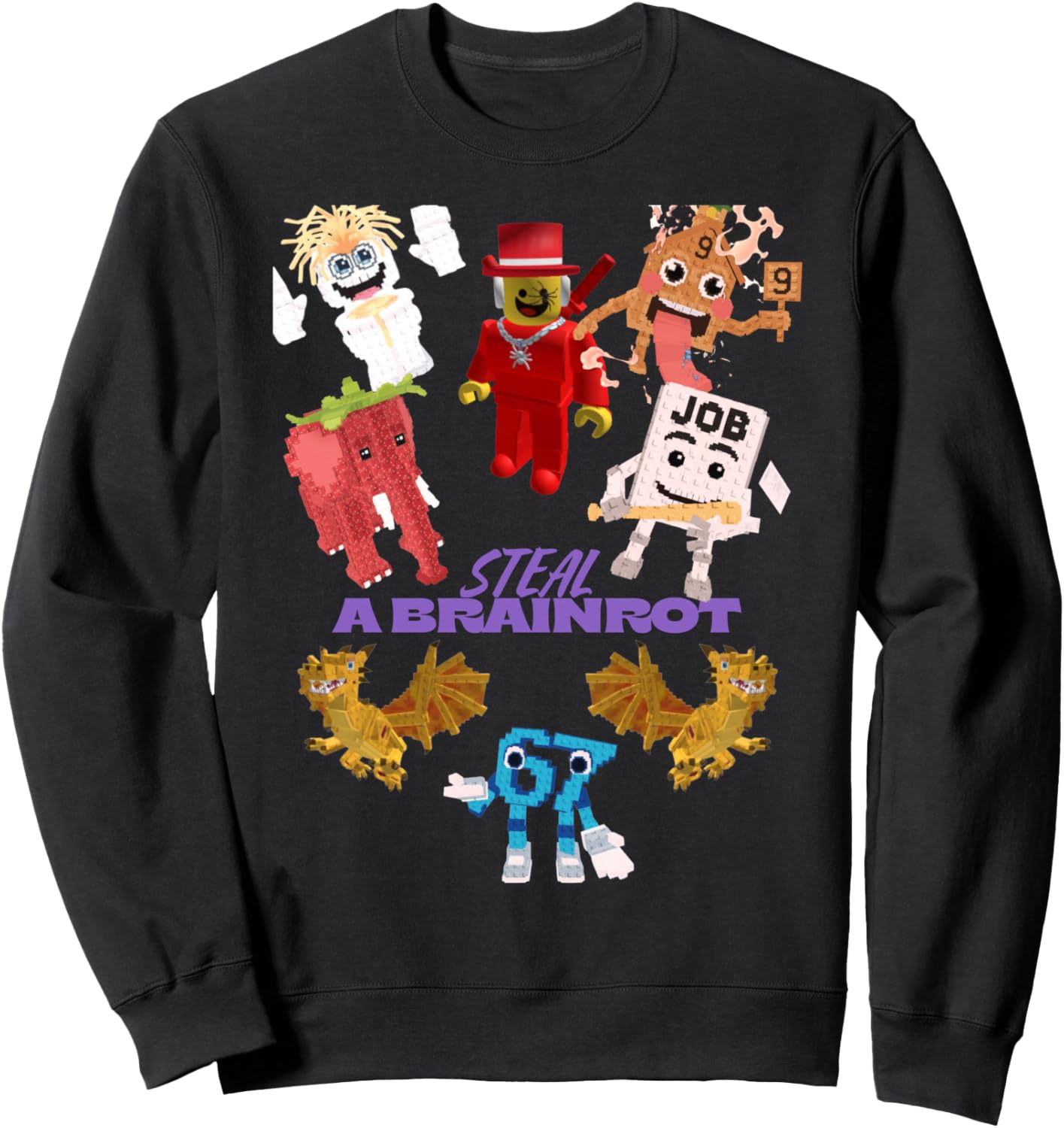 steal a brainrot Sweatshirt