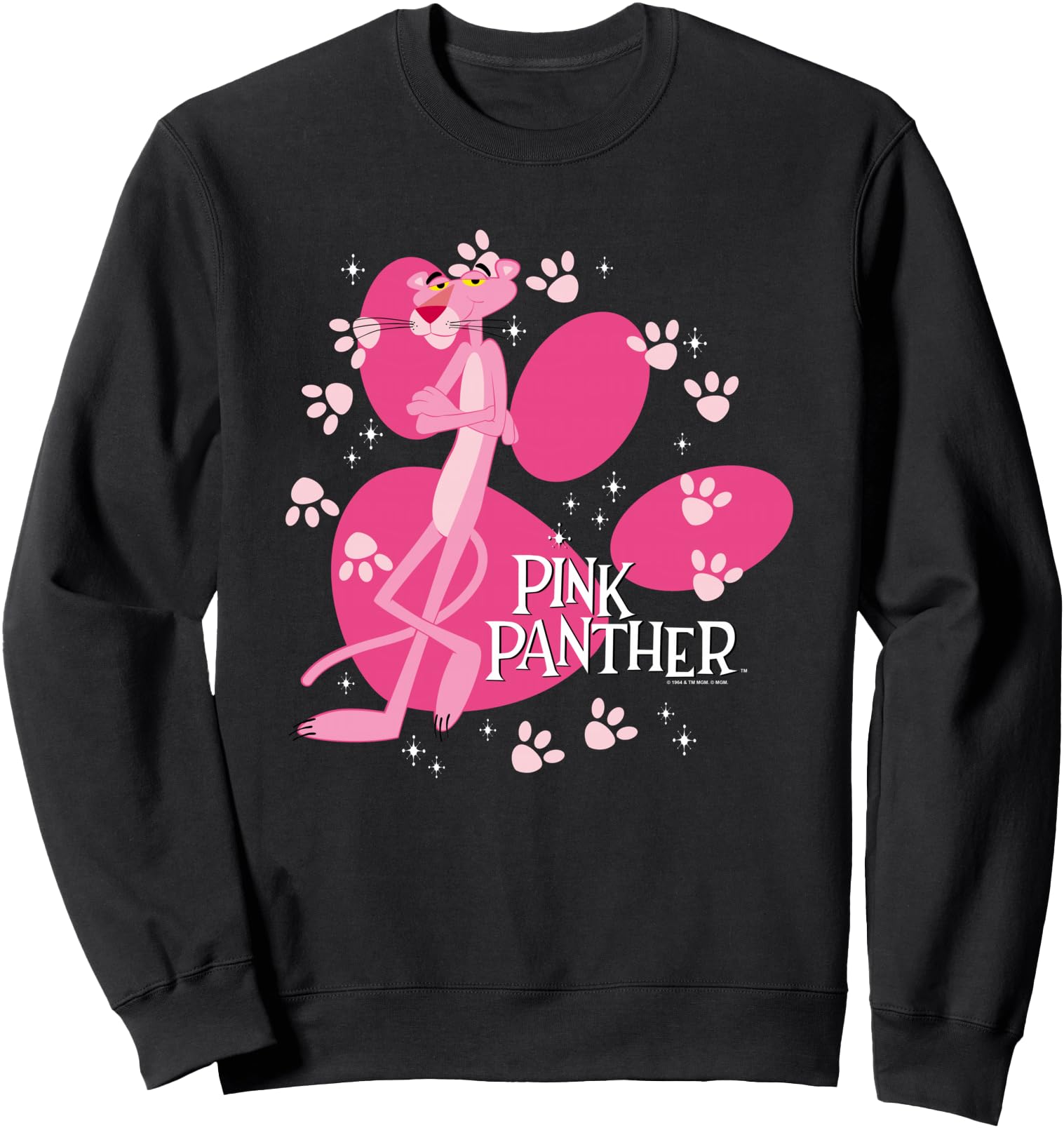 Pink Panther Walk all Over Sweatshirt