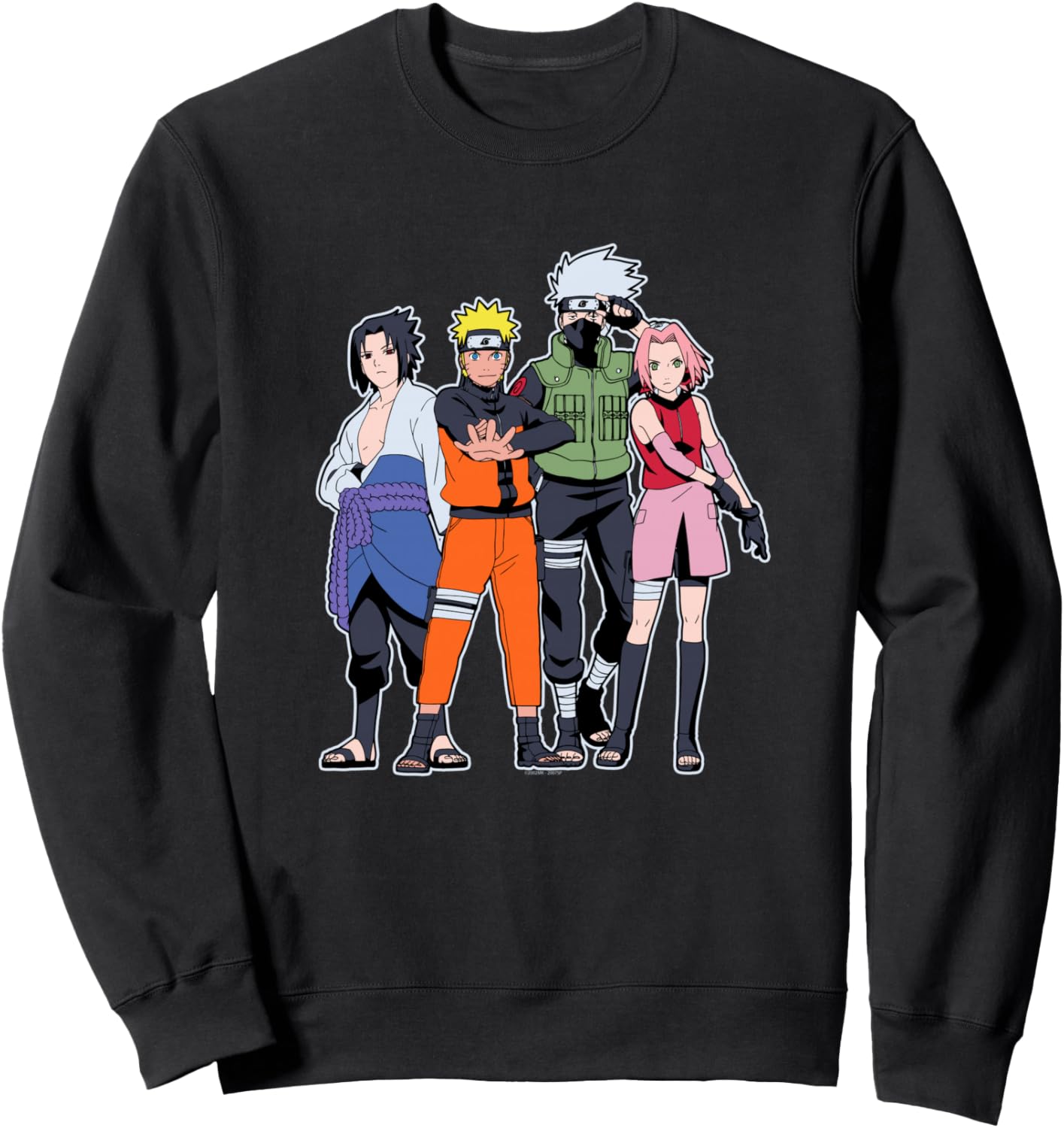 Naruto Shippuden Team 7 Group Anime Sweatshirt
