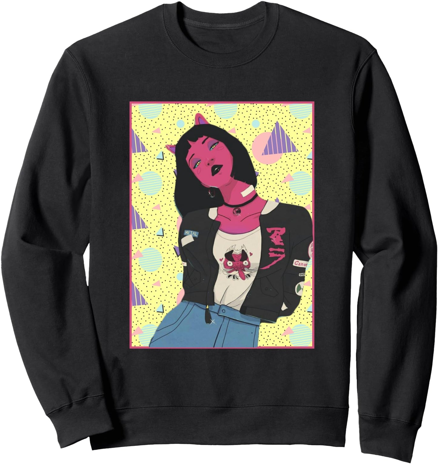Anime Girl Japanese Aesthetic anime Otaku Sweatshirt